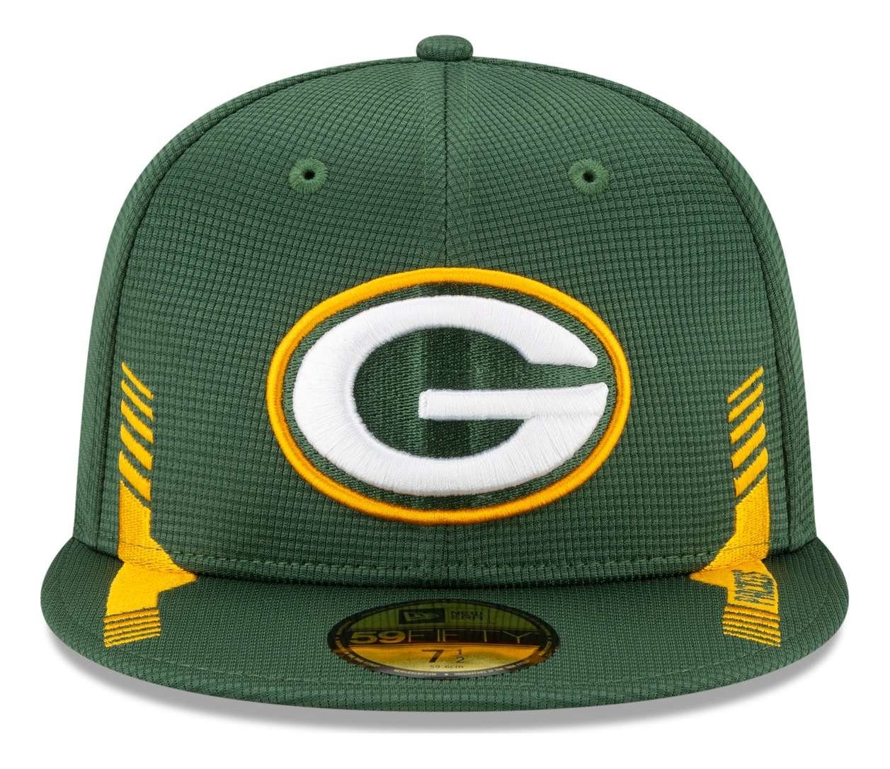 Sport Caps New Era Baseball Cap NFL Green Bay Packers 2021 Sideline Home 59Fifty