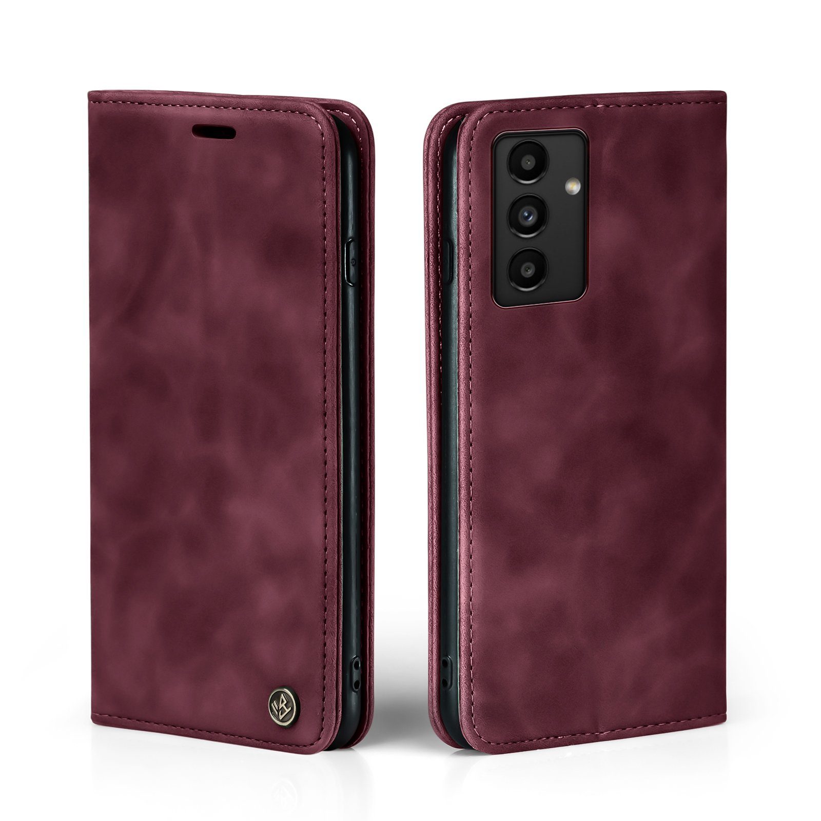 Tec-Expert Handyhülle Tasche Hülle für Samsung Galaxy A34 5G 6.6 Zoll, 6.6, Cover Klapphülle Case mit Kartenfach Fliphülle aufstellbar