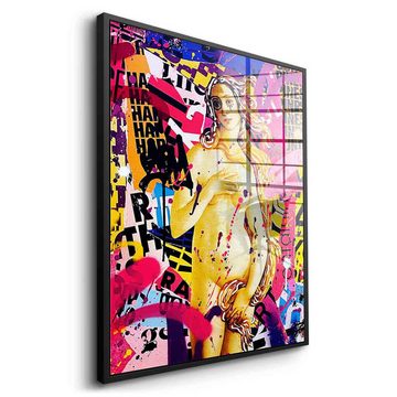 DOTCOMCANVAS® Acrylglasbild PINKY QUEEN - Acrylglas, Acrylglasbild Streety Venus PINKY QUEEN Pop Art hochkant Wandbild
