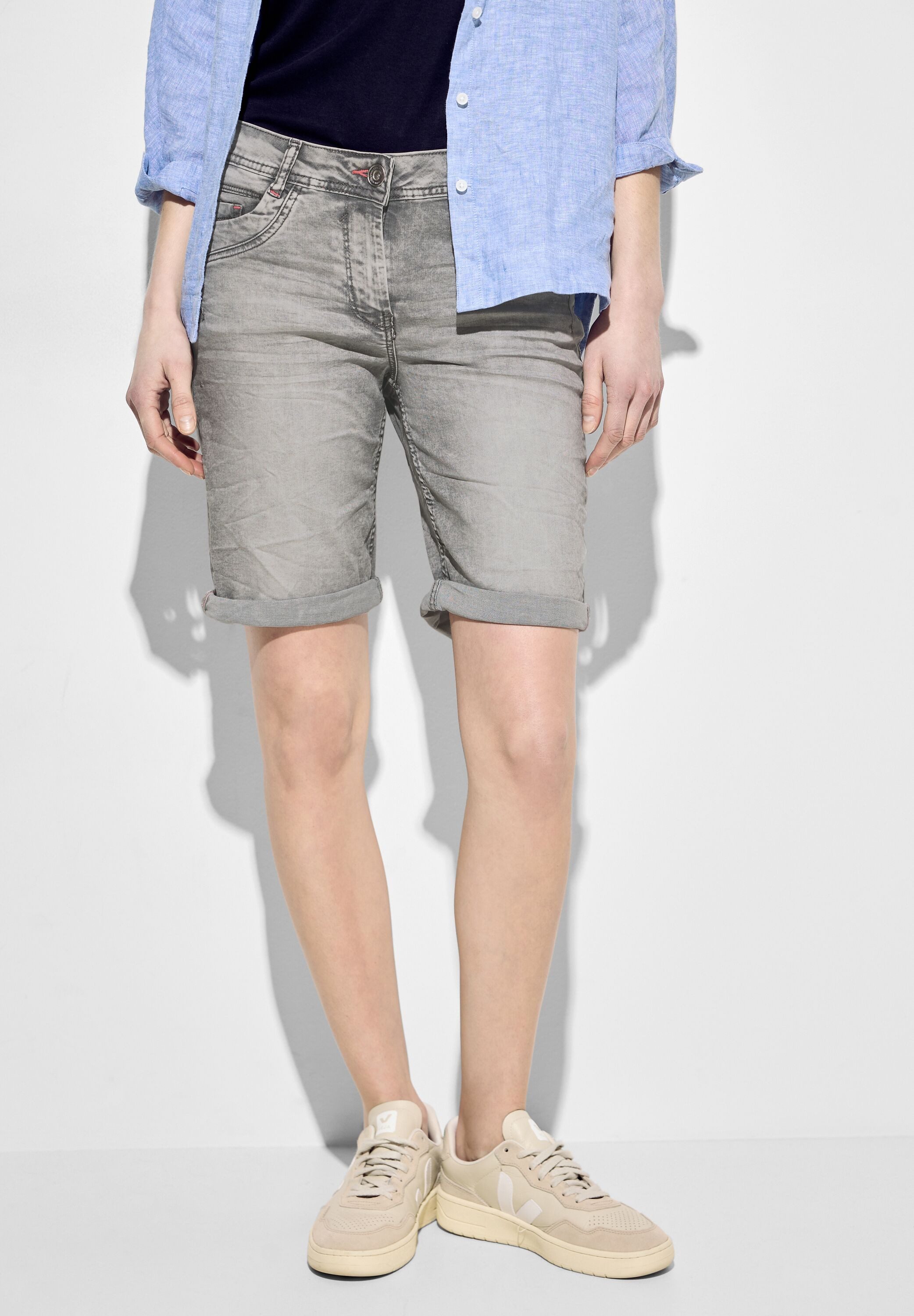 Cecil Shorts mit Used-Optik