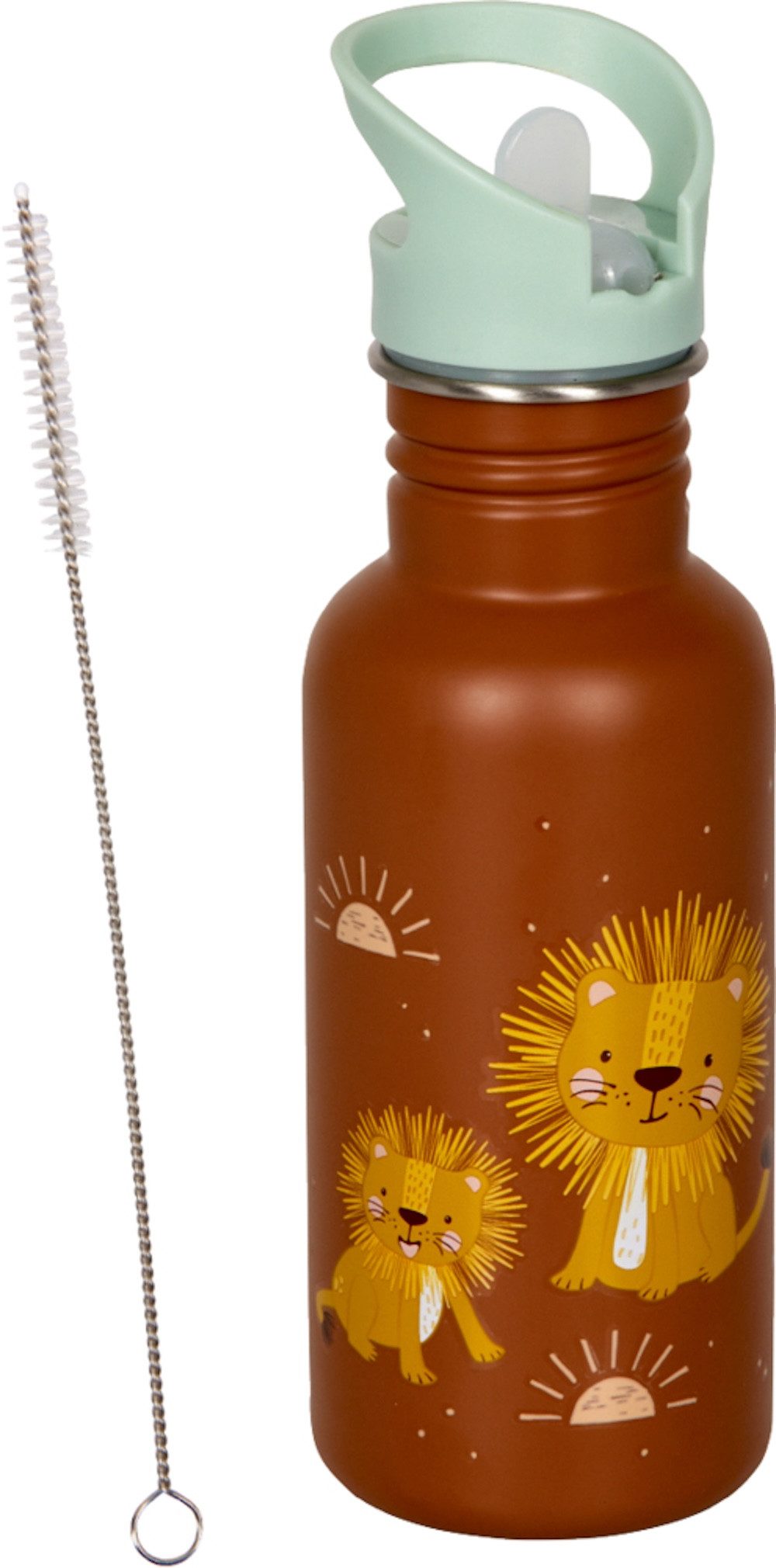 Trinkflasche Edelstahlflasche Löwe - Kleine Freunde (ca. 0,5 l)