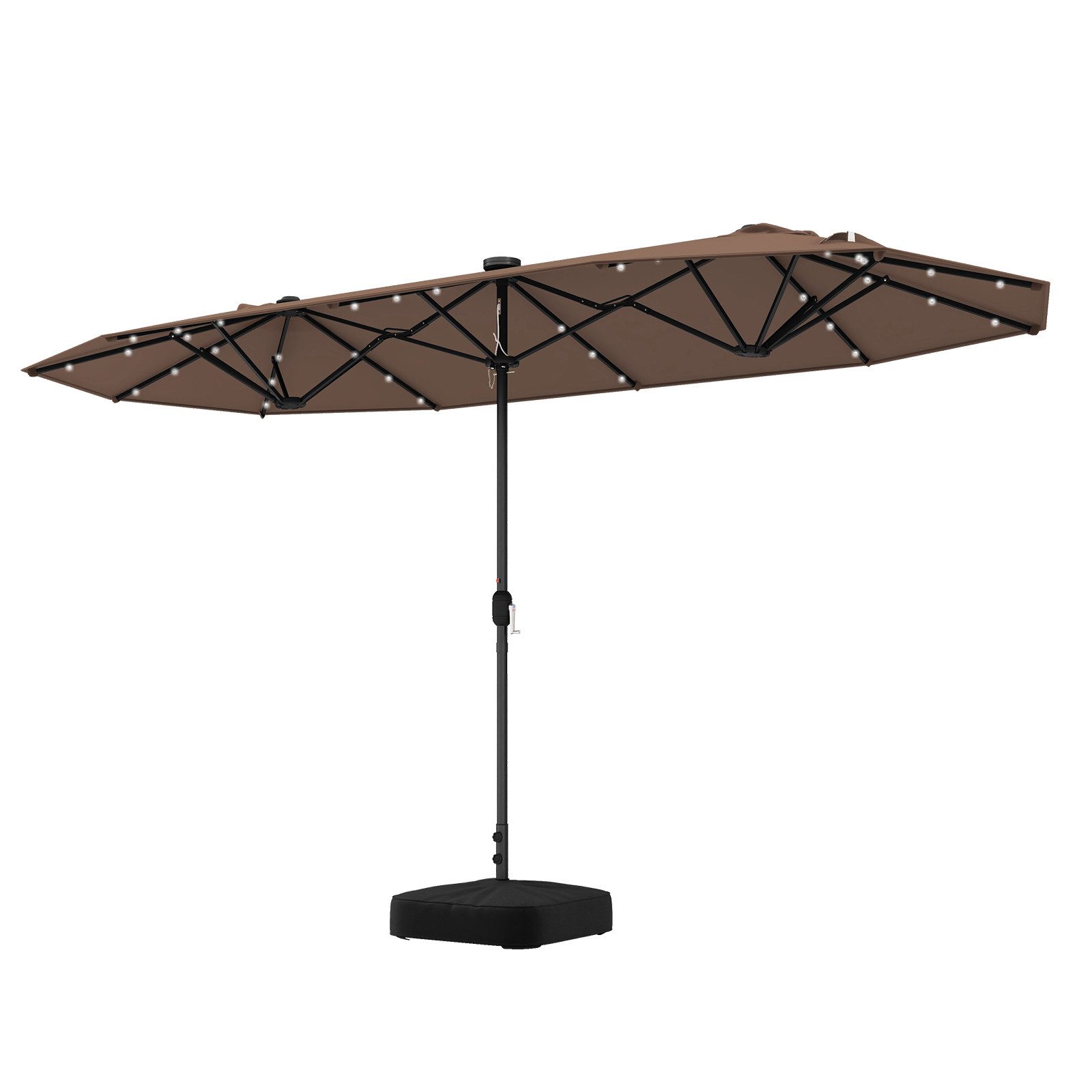 COSTWAY Sonnenschirm, 400 x 200 cm, günstig online kaufen