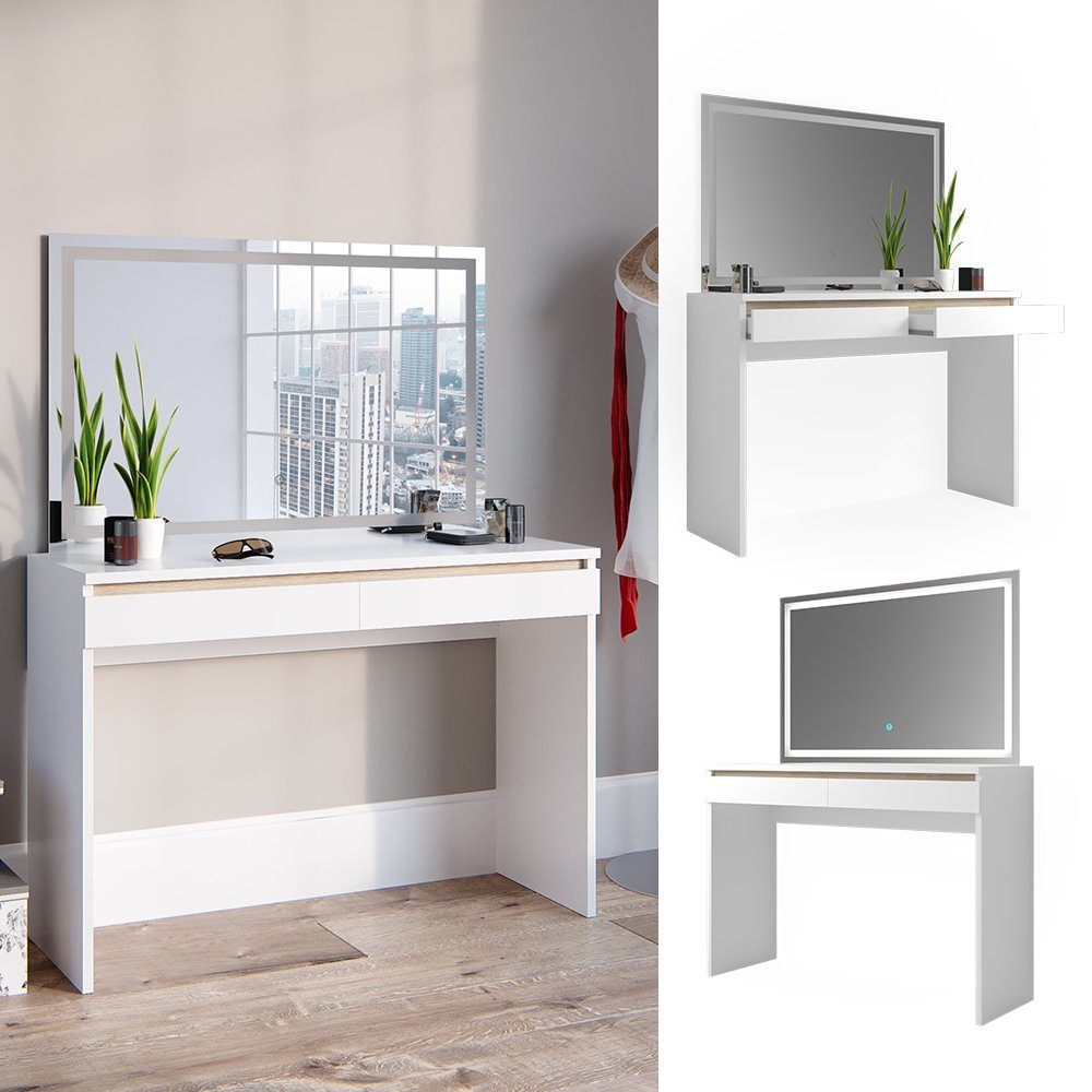 Vicco Schminktisch Emma, Weiß, 120 cm günstig online kaufen