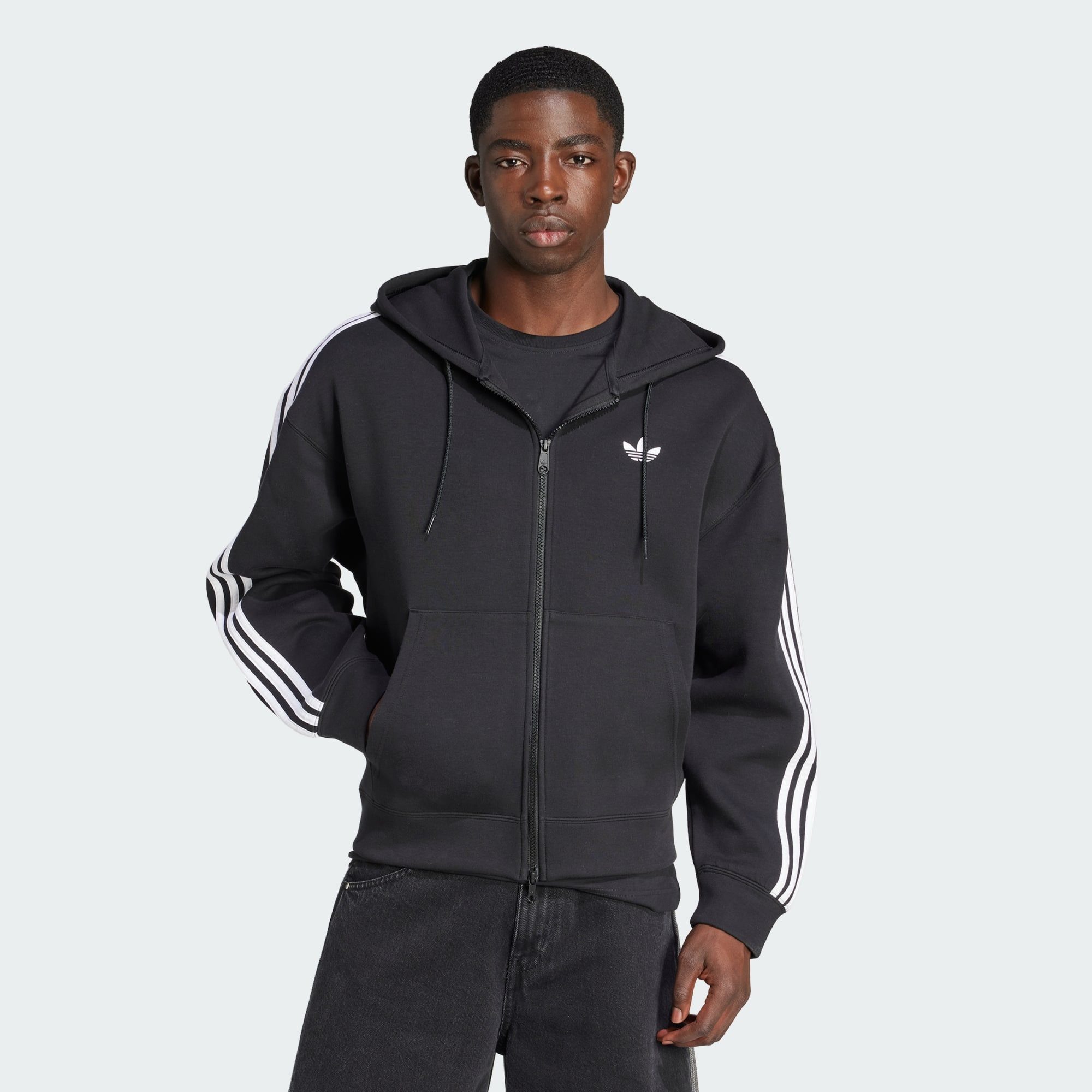 adidas Originals Crop-Top ADIDAS ADICOLOR SPACER OVERSIZED KAPUZENJACKE (1- günstig online kaufen