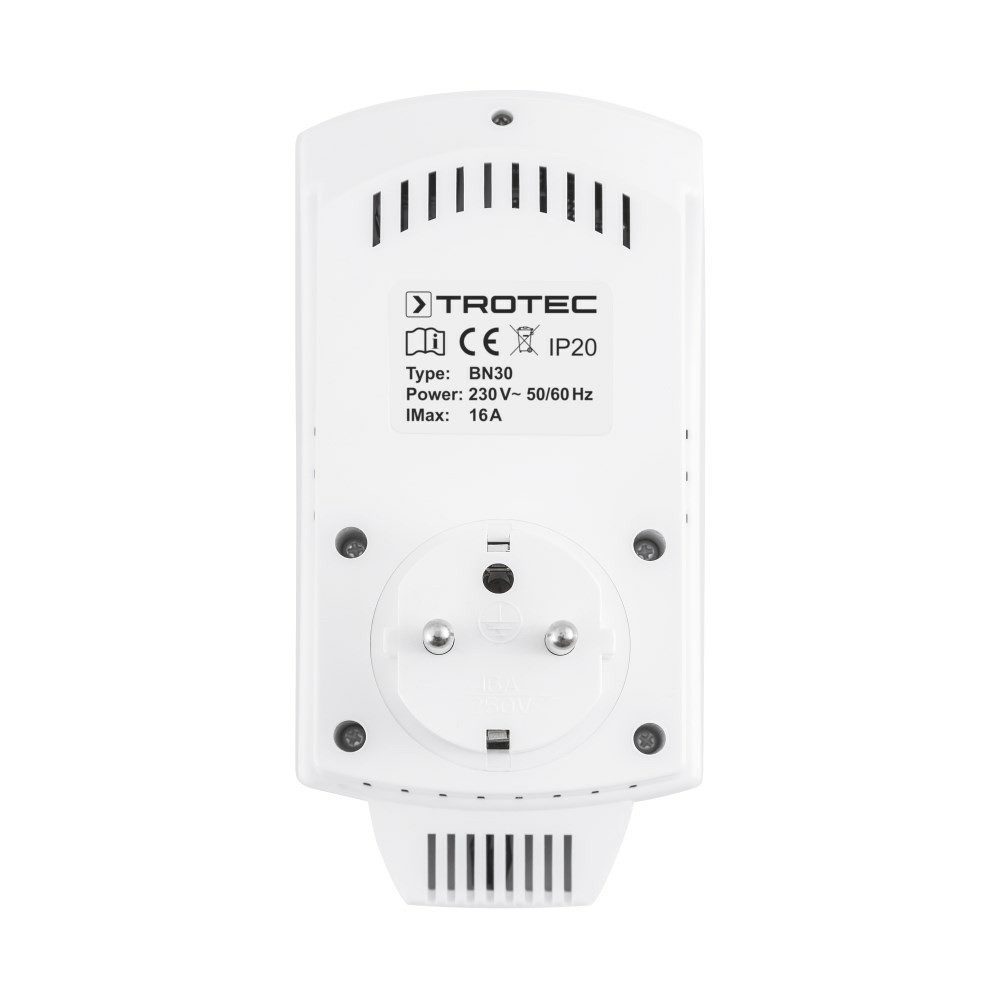 TROTEC Steckdosen-Thermostat BN30 Raumthermostat Temperaturregulierung – Bild 5 von 5