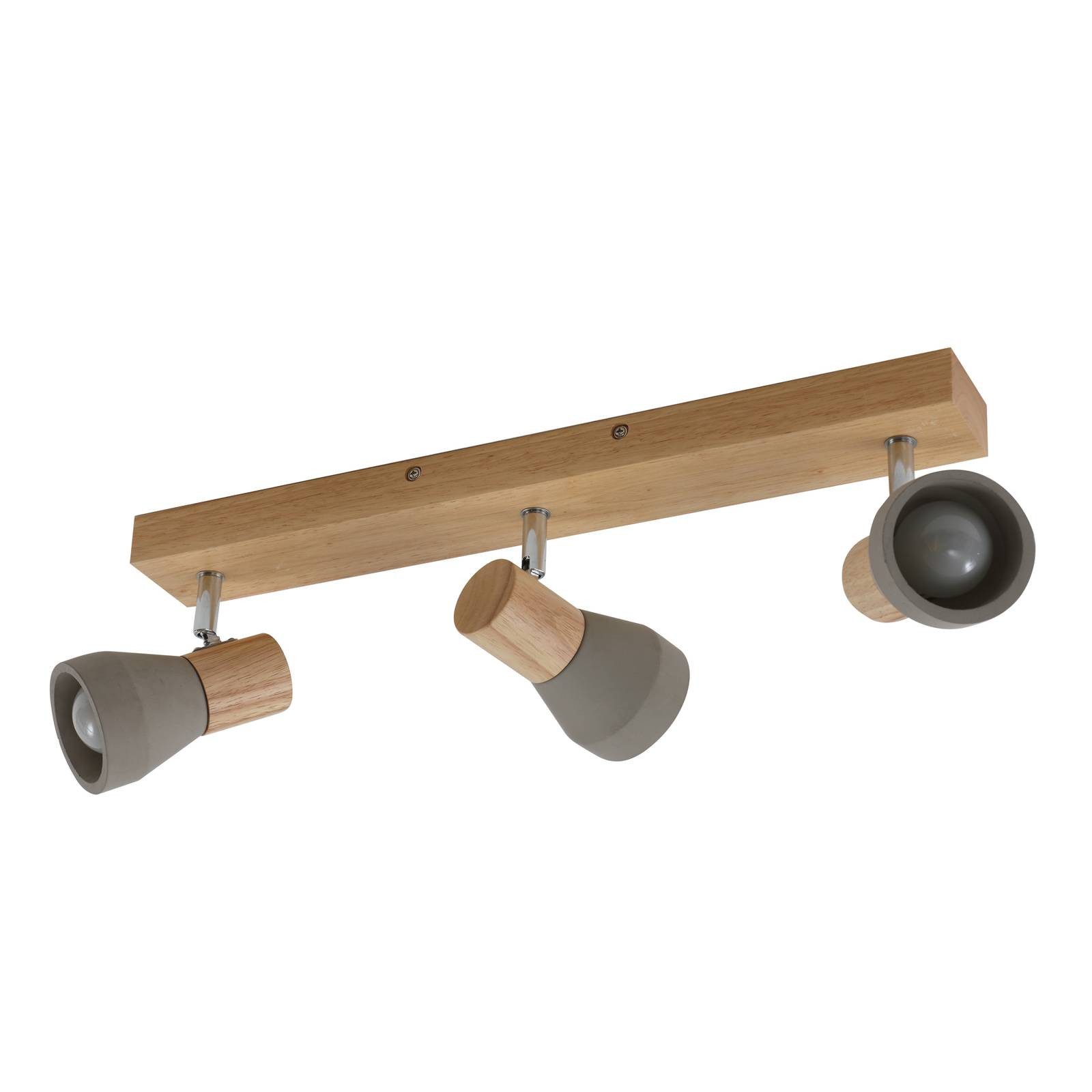 Lindby Strahler Filiz, Skandinavisch, Beton, Holz, günstig online kaufen