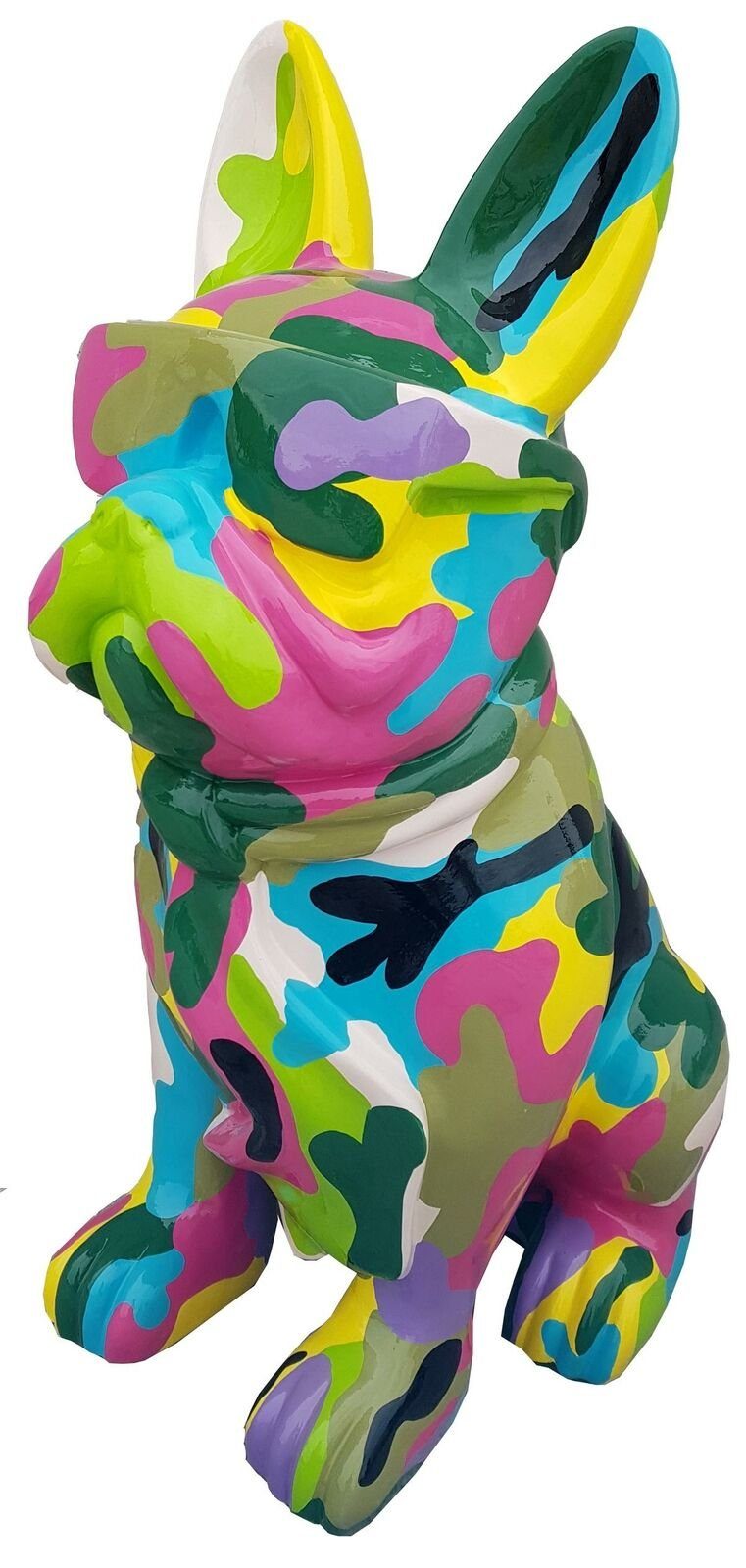 JVmoebel Skulptur, Design Hund Figuren Skulpturen Moderne Bulldogge Skulptur Deko Skulpturen Deko