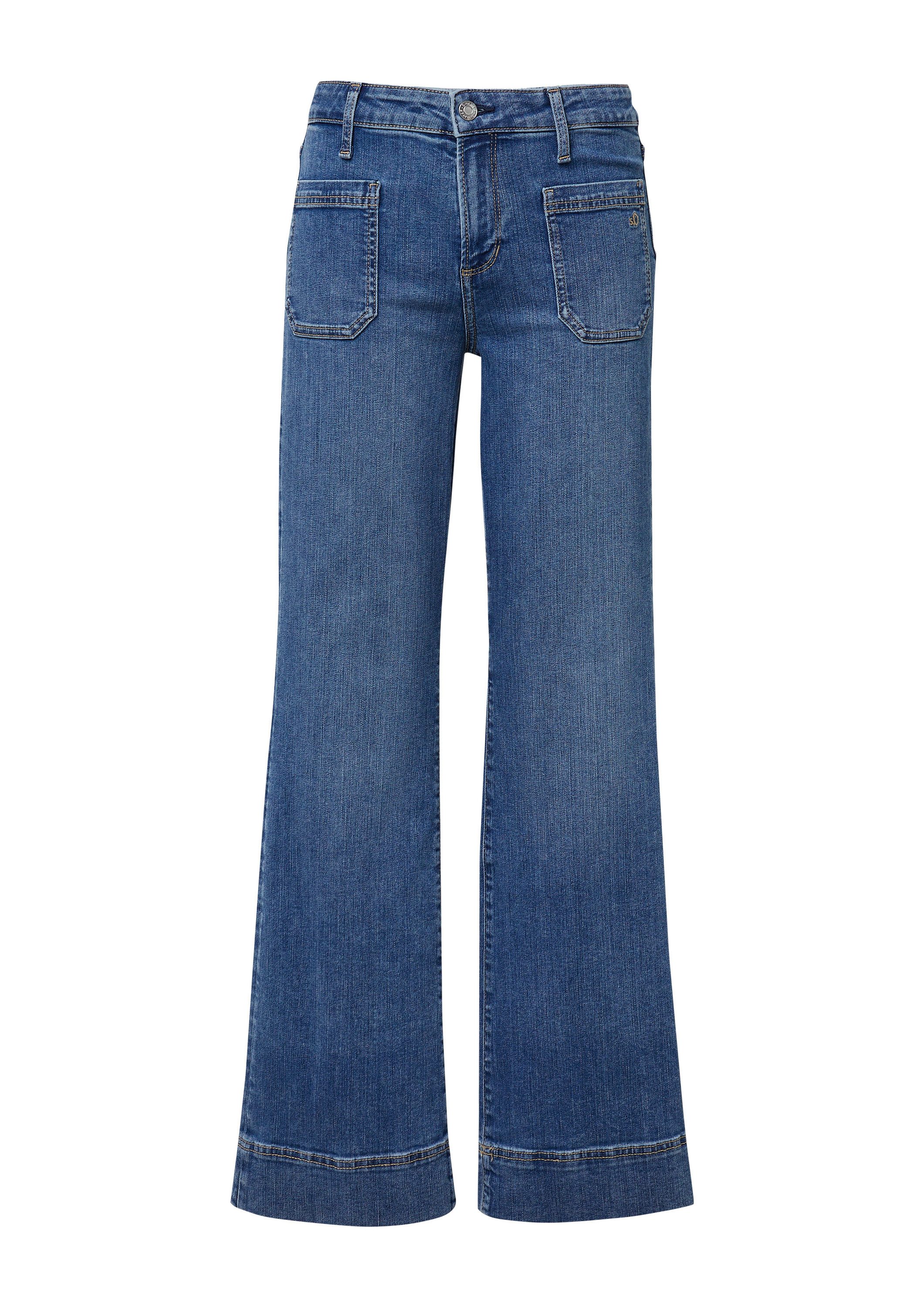 s.Oliver Bootcut-Jeans Jeans-Hose Jeans / Regular Fit / Mid Rise / Flared L günstig online kaufen