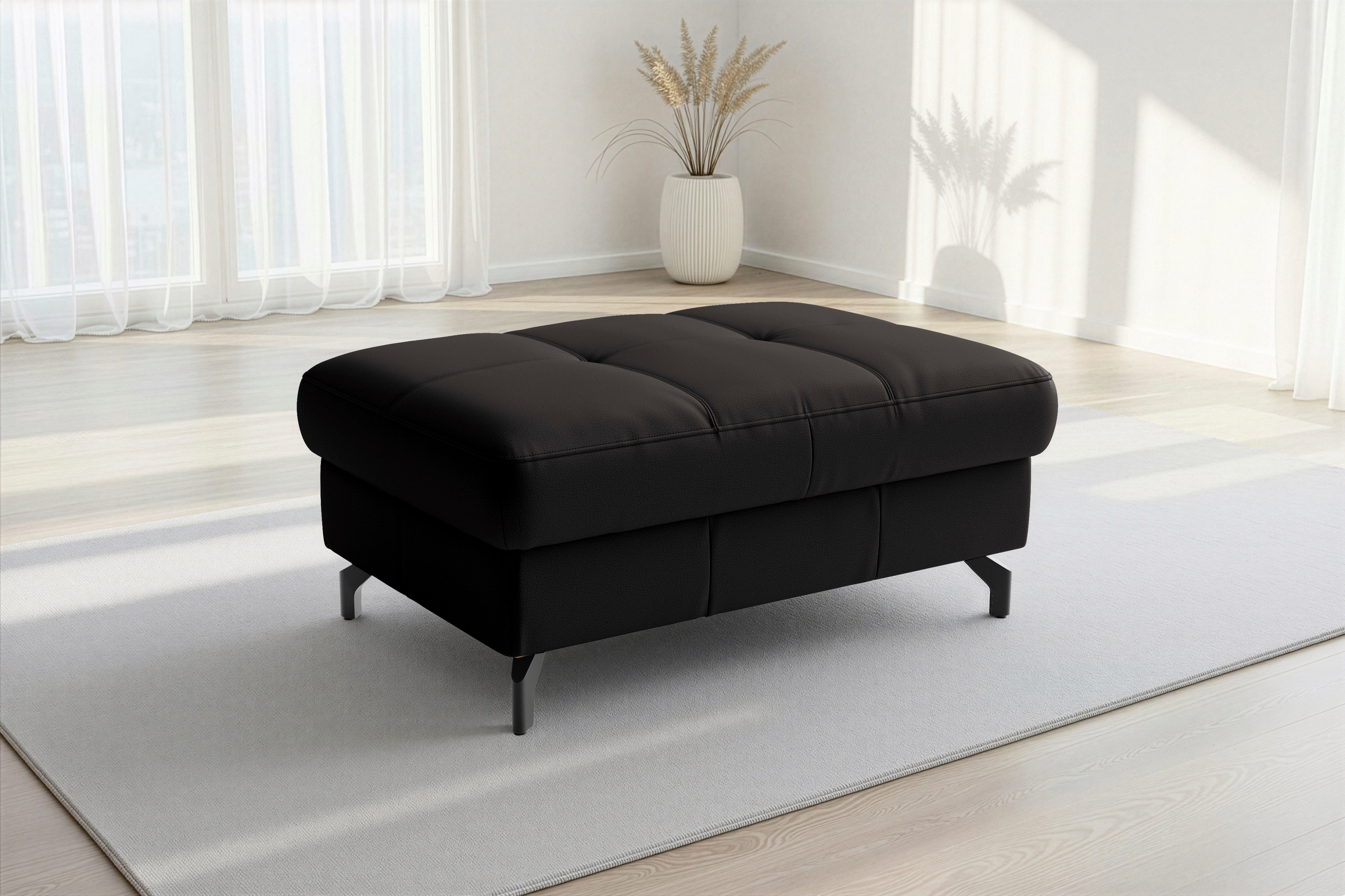 sit&more Polsterhocker Vanity Leder, B: 103 cm
