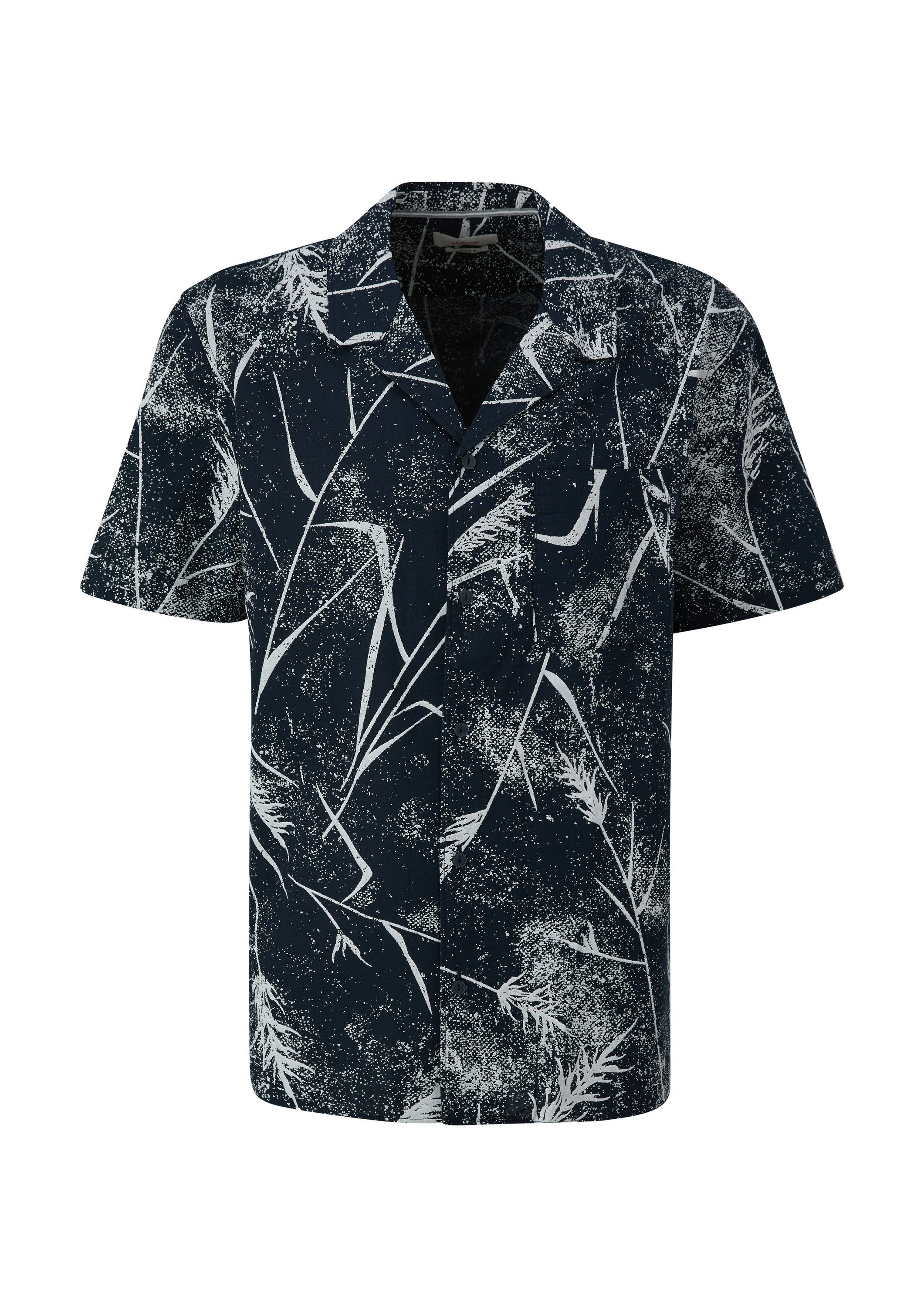 s.Oliver Kurzarmhemd Hemd Regular: Hemd aus Popeline günstig online kaufen