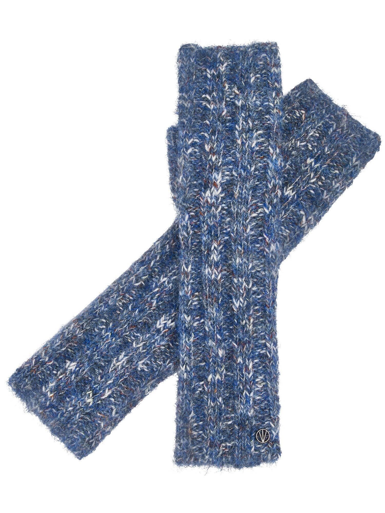Loevenich Strickhandschuhe Melierte Loevenich Strick-Stulpen