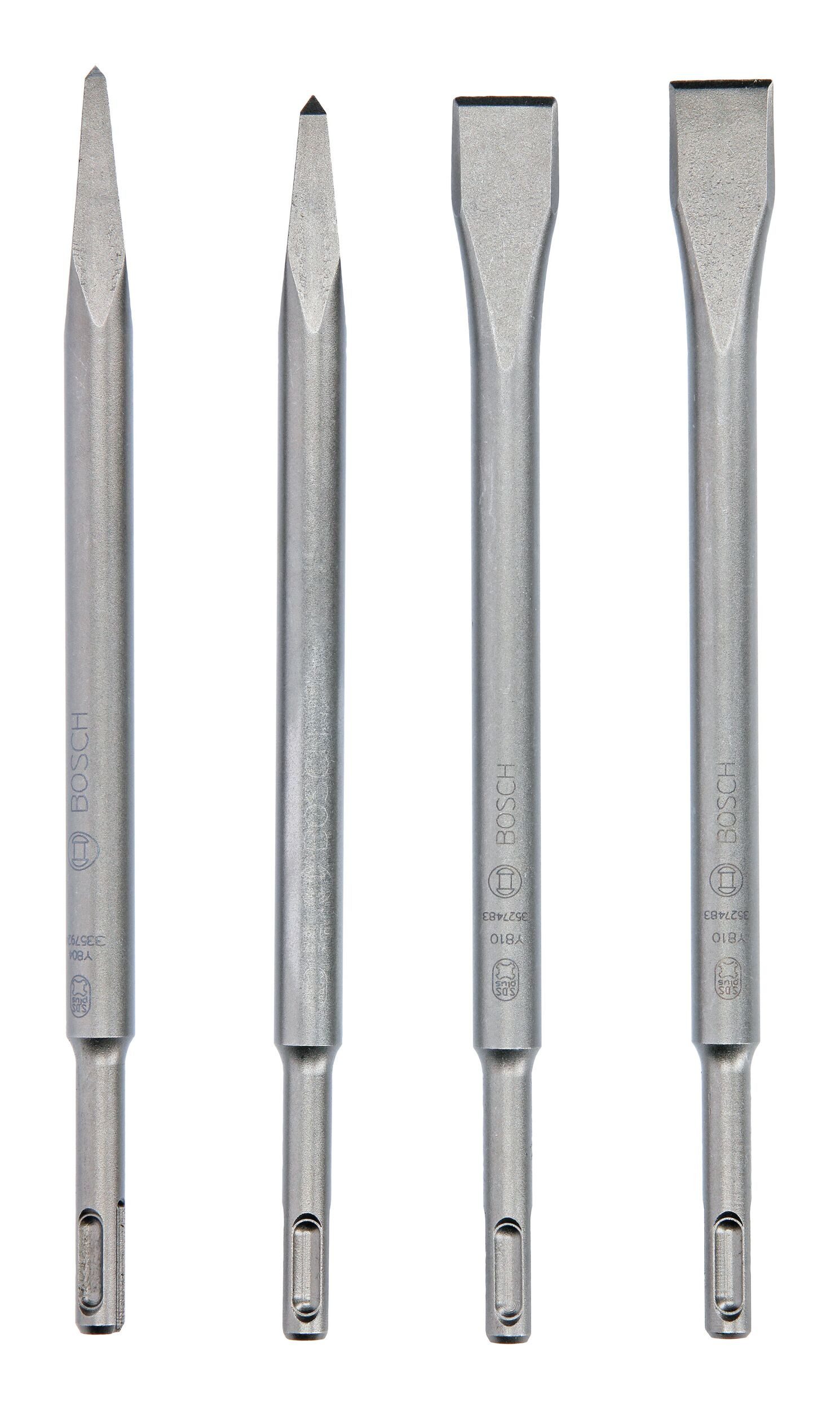 BOSCH Universalbohrer Pro SDS plus-4C, (4 Teile), Meißel-Set, 4-teilig