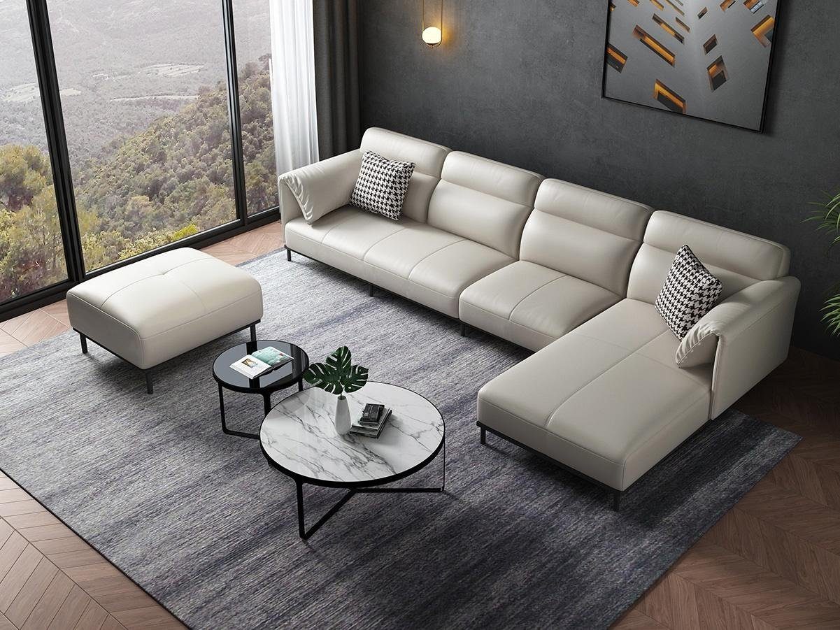JVmoebel Ecksofa Ecke Ecksofa Sofa Wohnlandschaft L-Form in Europe Garnitur, Polster Couch Made