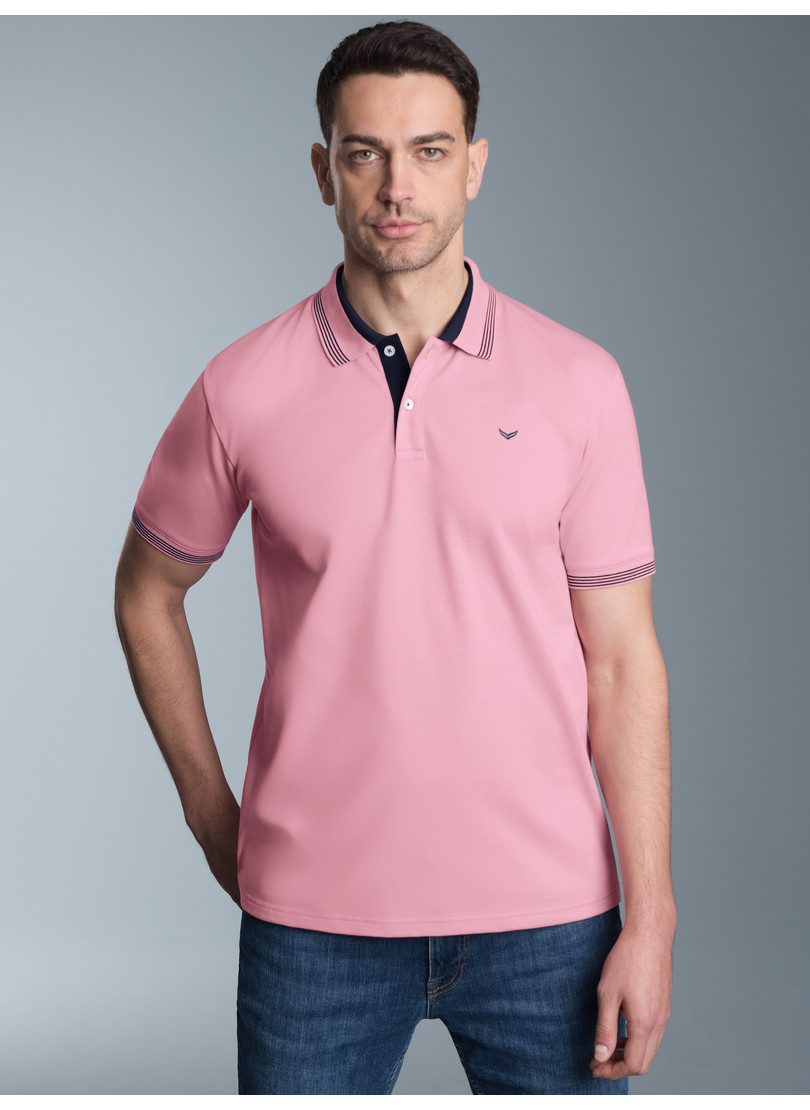 Trigema Poloshirt TRIGEMA Poloshirt mit kontrastfarbigen günstig online kaufen