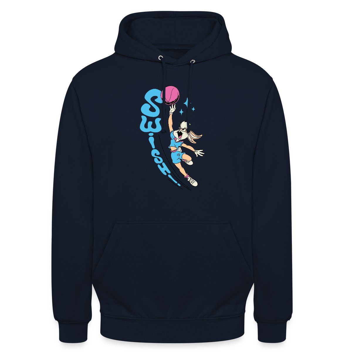 Spreadshirt Hoodie Looney Tunes Lola Bunny Swish Basketball-Design Unisex Hoodie (1-tlg)