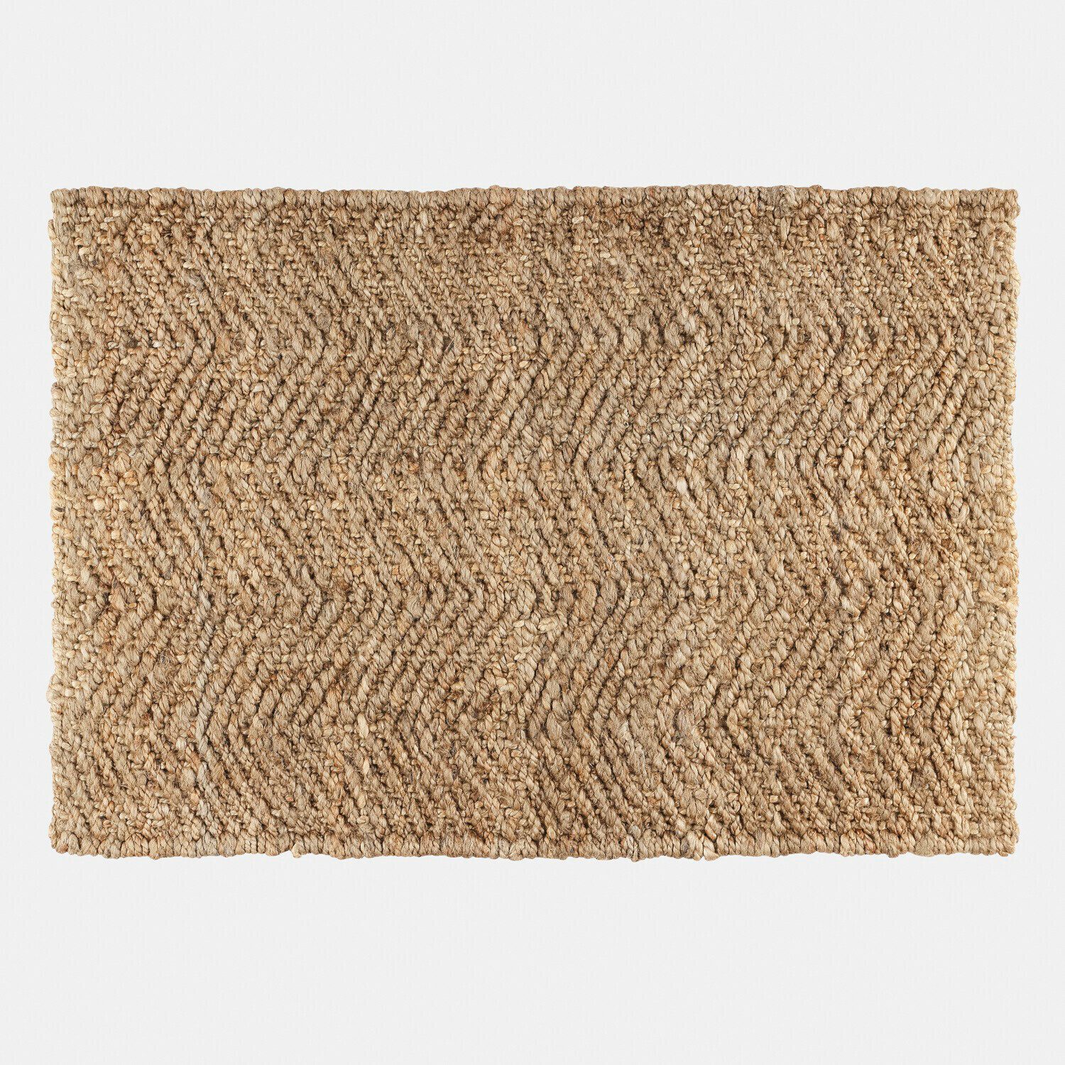 Mirabeau Badematte Badematte Daoukro braun, Höhe 70.0 mm, 100% Jute, Unterseite: Latex