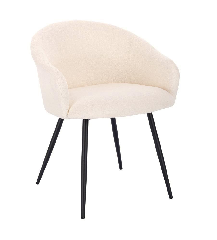 HOME DELUXE Esszimmerstuhl Polsterstuhl CELESTE Bouclé günstig online kaufen