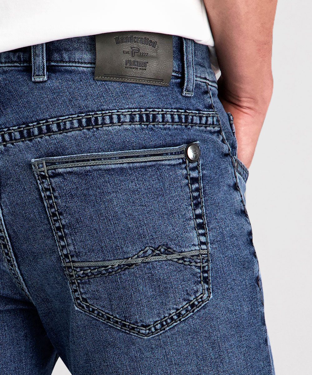 Pioneer Authentic Jeans 5-Pocket-Jeans RANDO - Regular Fit, Handcrafted mit dicken Nähten – Bild 2 von 5