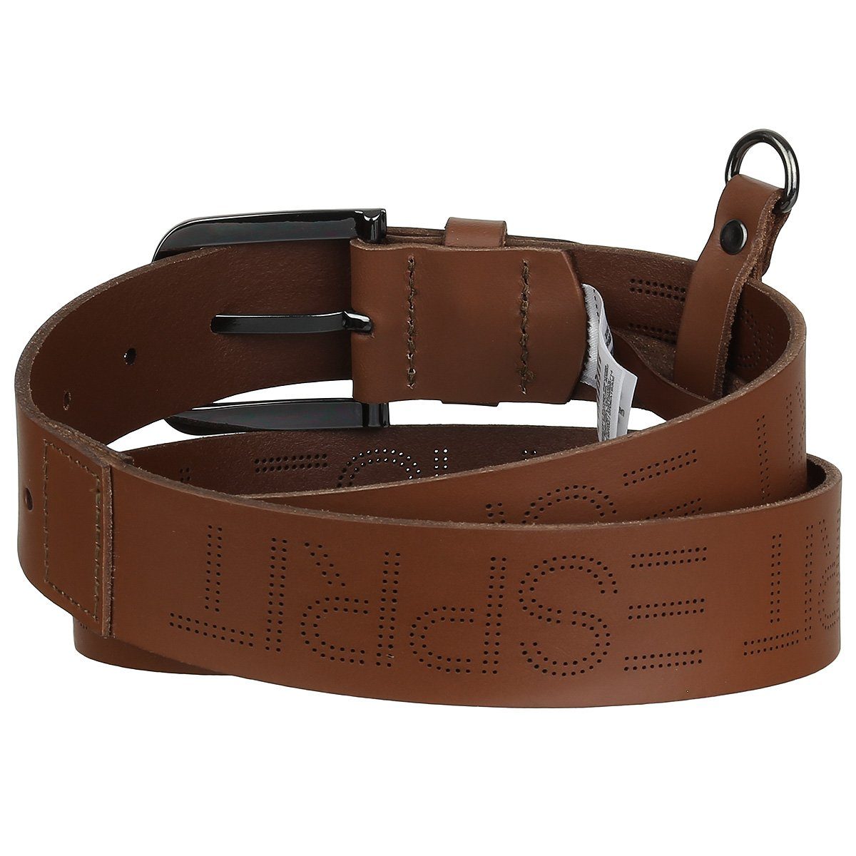 Esprit Ledergürtel brauner Damen Leder Gürtel mit Dornschließe 070EA1S302-225