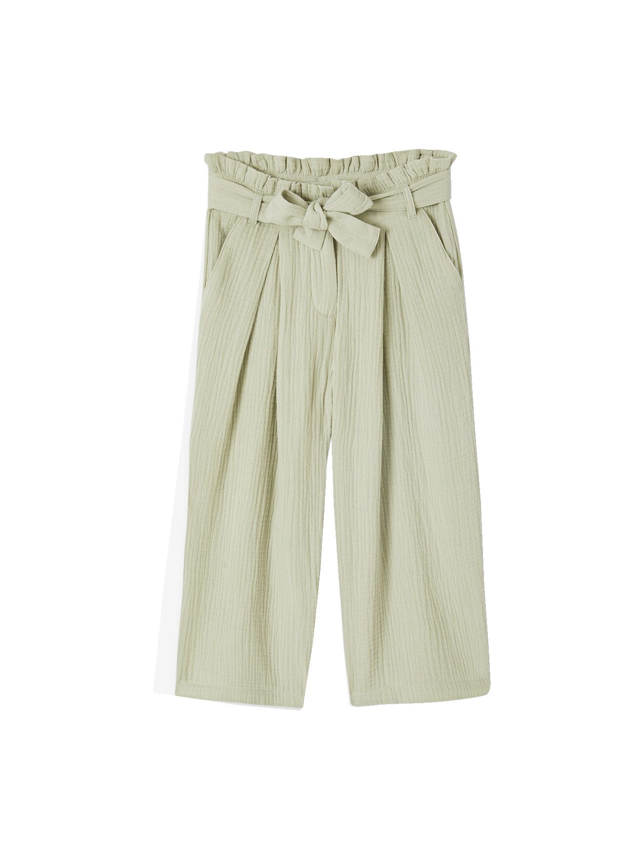 vertbaudet 7/8-Hose Mädchen Paperbag-Hose, 7/8