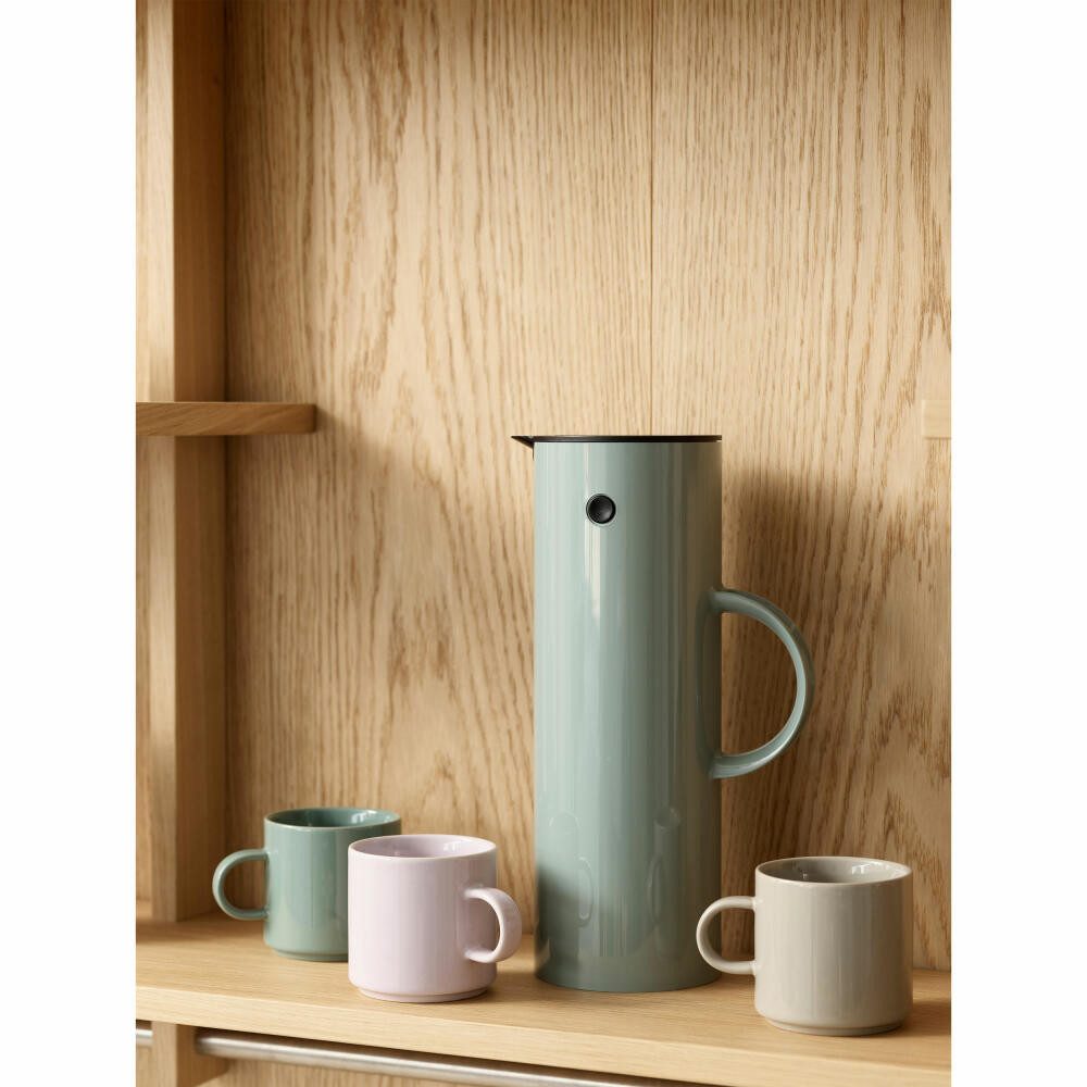 Stelton Becher Light Grey 2er Set, 2-tlg., Steinzeug glasiert