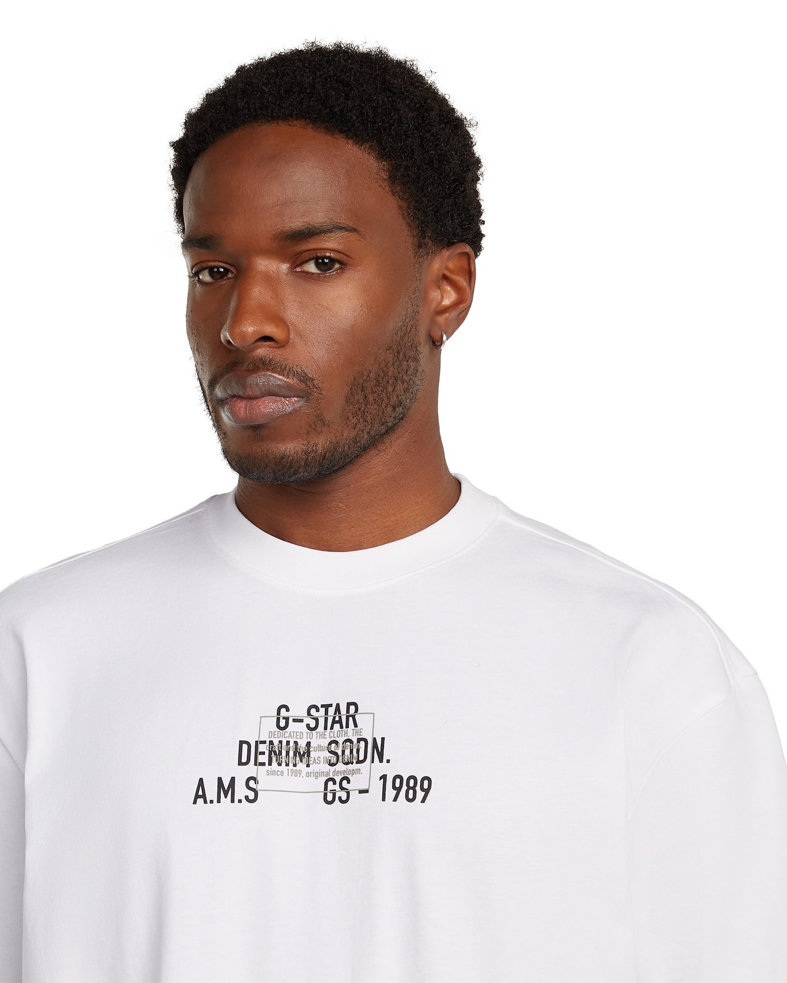 G-STAR T-Shirt Multi Technique Graphic Relaxed T-Shirt – Bild 5 von 5