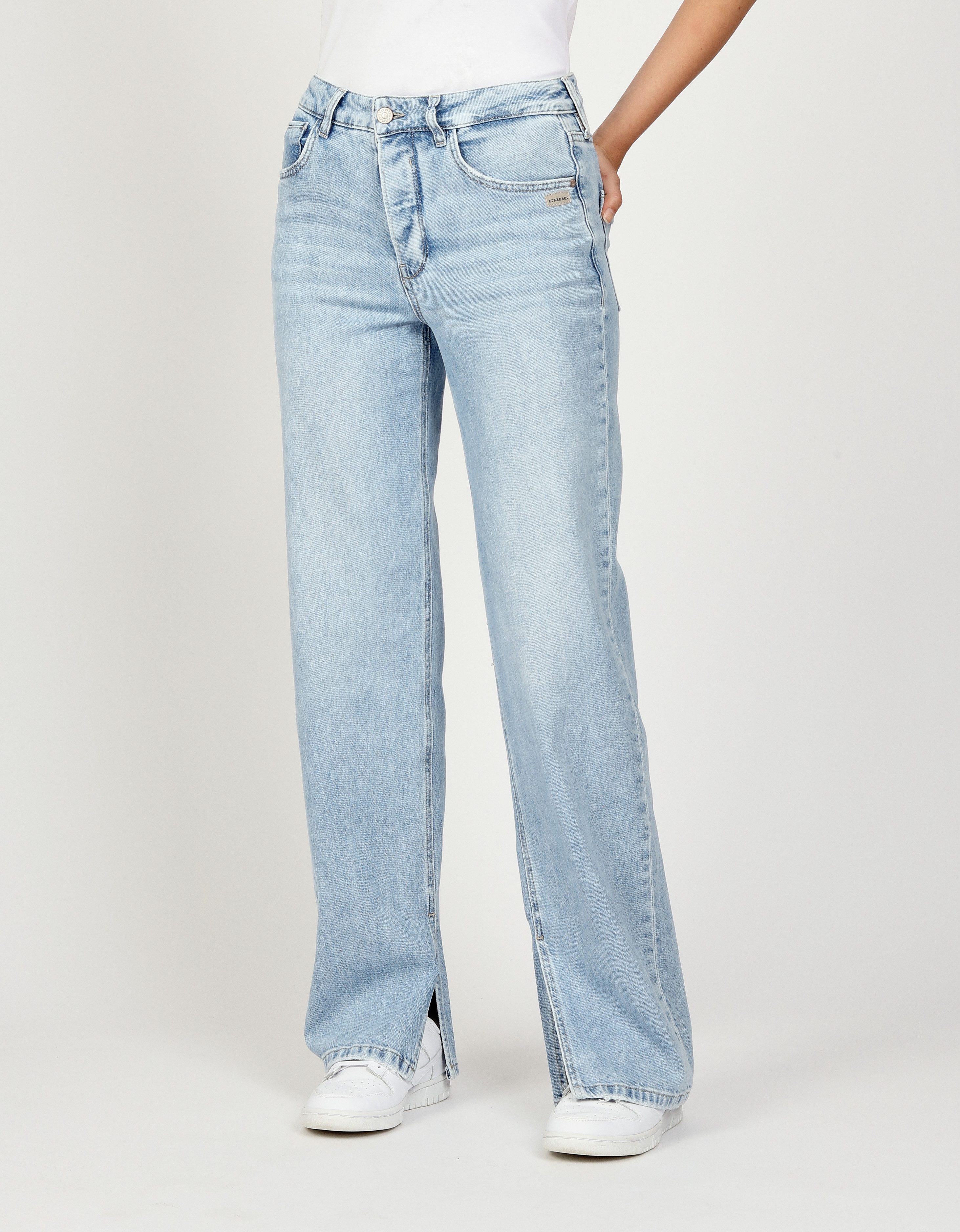 GANG Straight-Jeans 94JUL SLIT mit Schlitz günstig online kaufen
