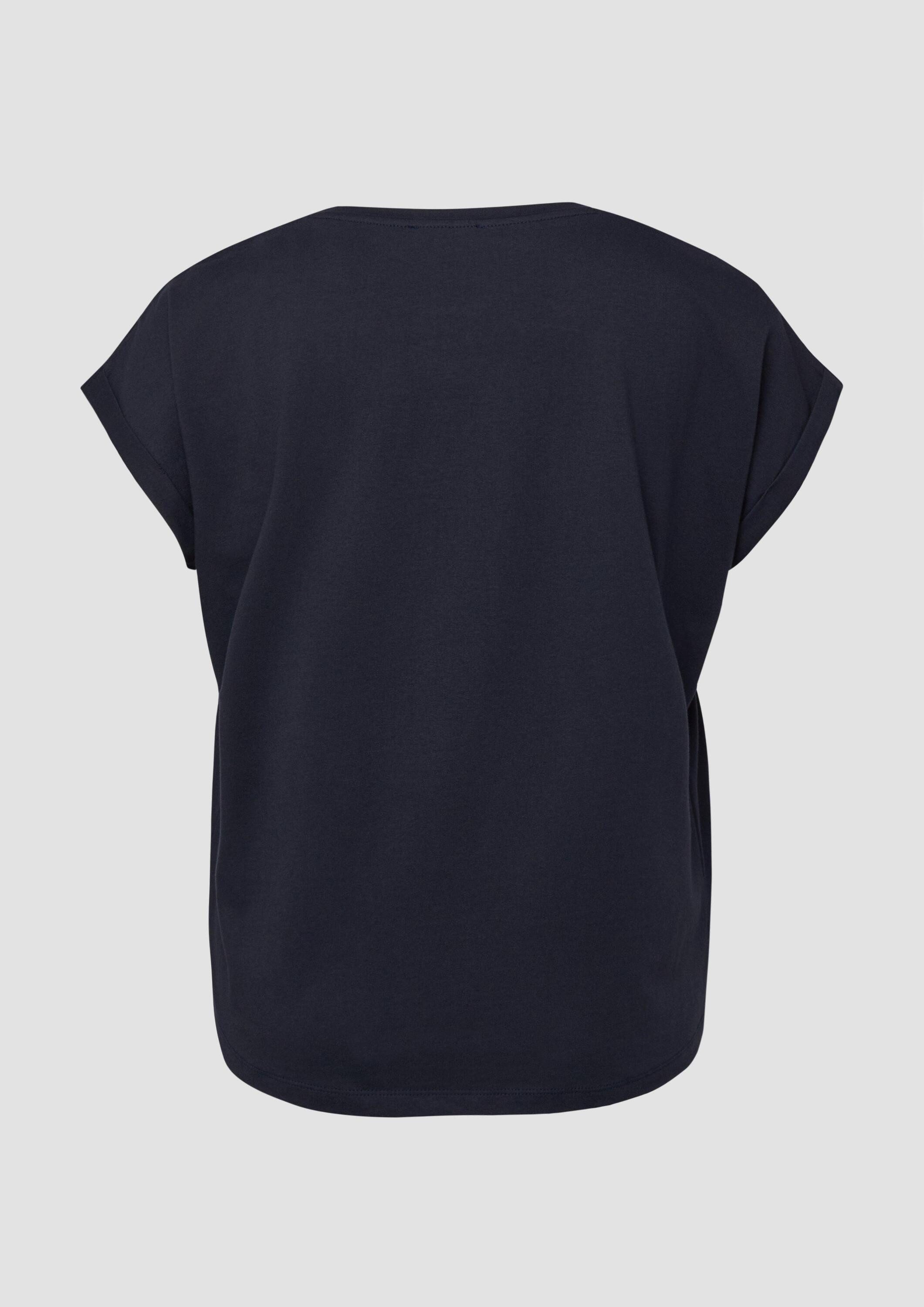s.Oliver Kurzarmshirt T-Shirt T-Shirt mit Frontprint im Relaxed Fit günstig online kaufen