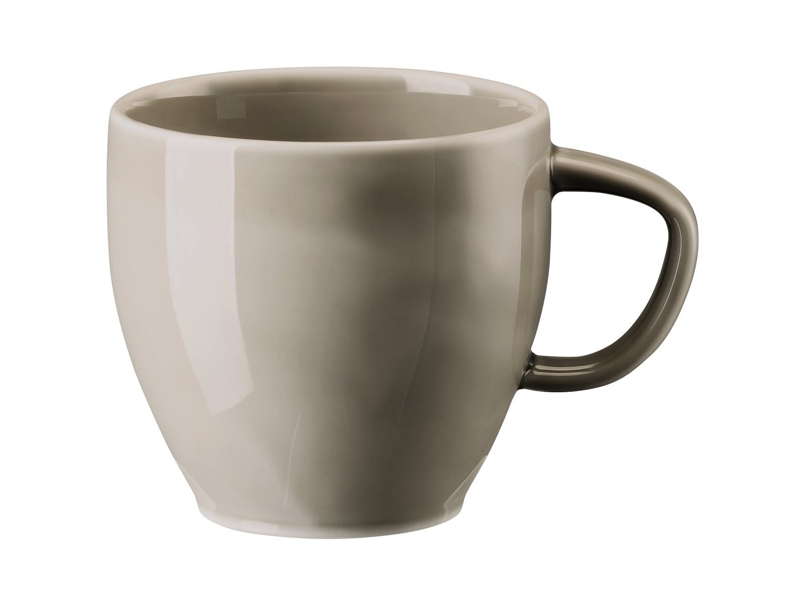 Rosenthal Tasse Junto Pearl Grey Kaffee-Obertasse 0,23 l, Porzellan, Tassen