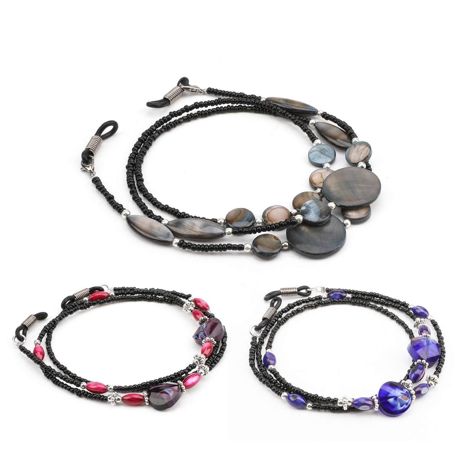 LuxusKollektion Brillenband Perlen Brillenband Kette Damen 70cm