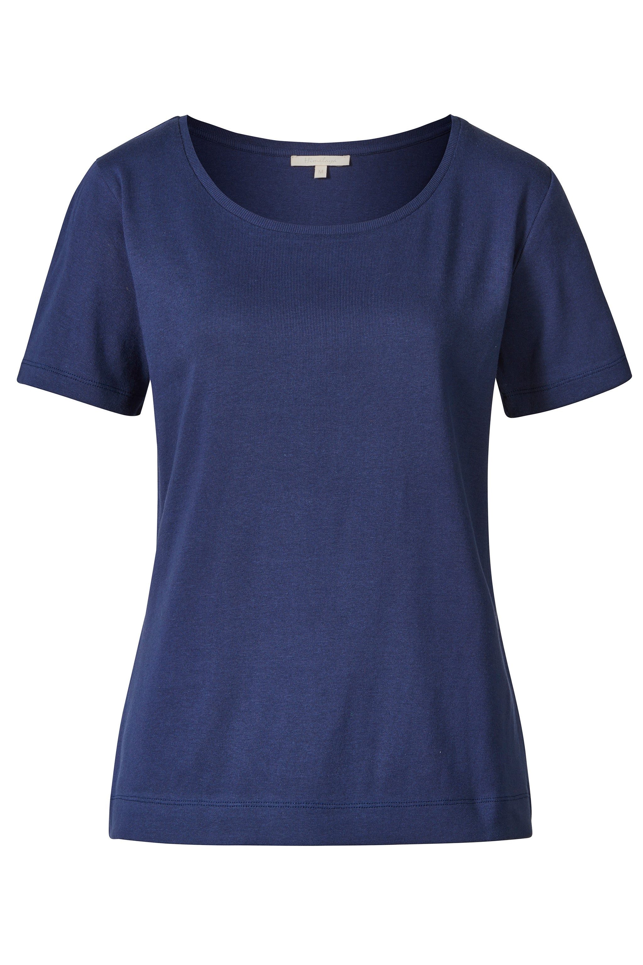 Shirttop Elegantes T-Shirt Damen mit Rundhalsausschnitt aus Bio-Baumwolle
