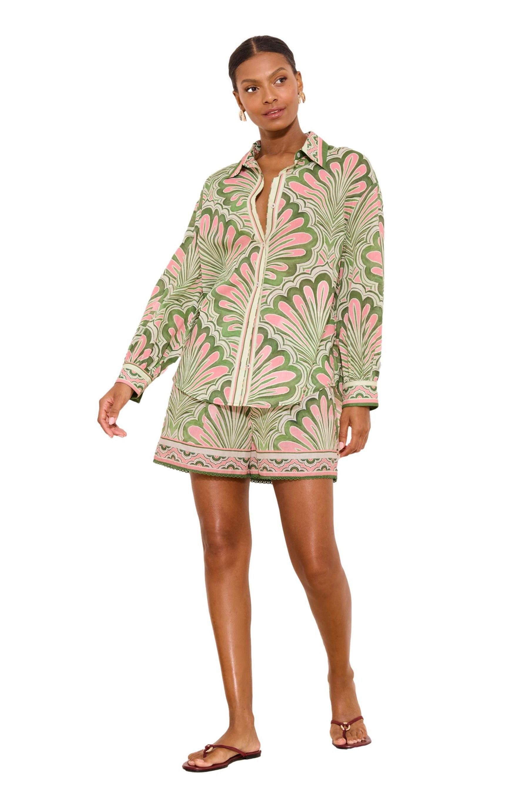LIPSY Hemdbluse Lipsy Hemd mit Print (1-tlg)