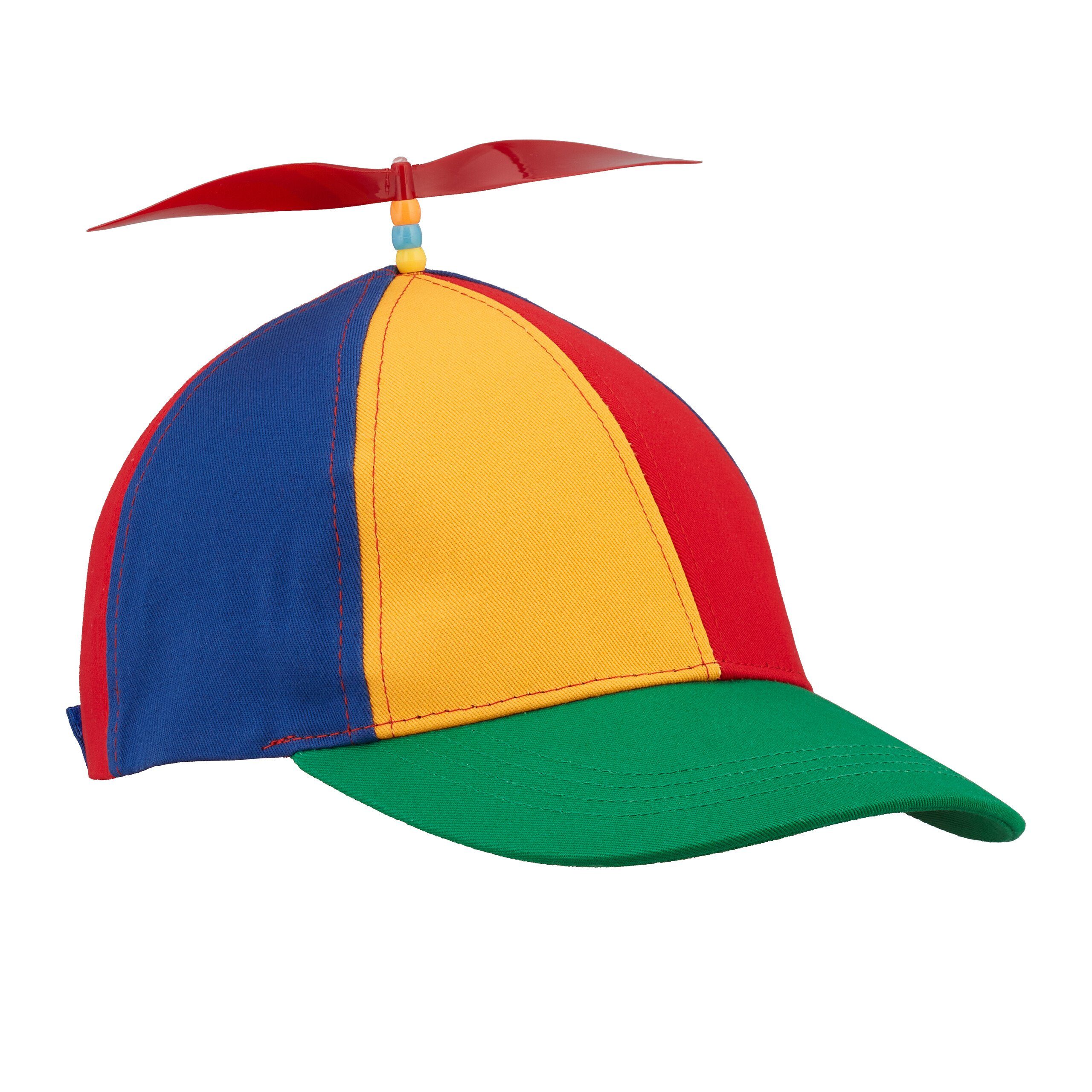 relaxdays Schiebermütze Bunte Propeller Mütze (1-St)