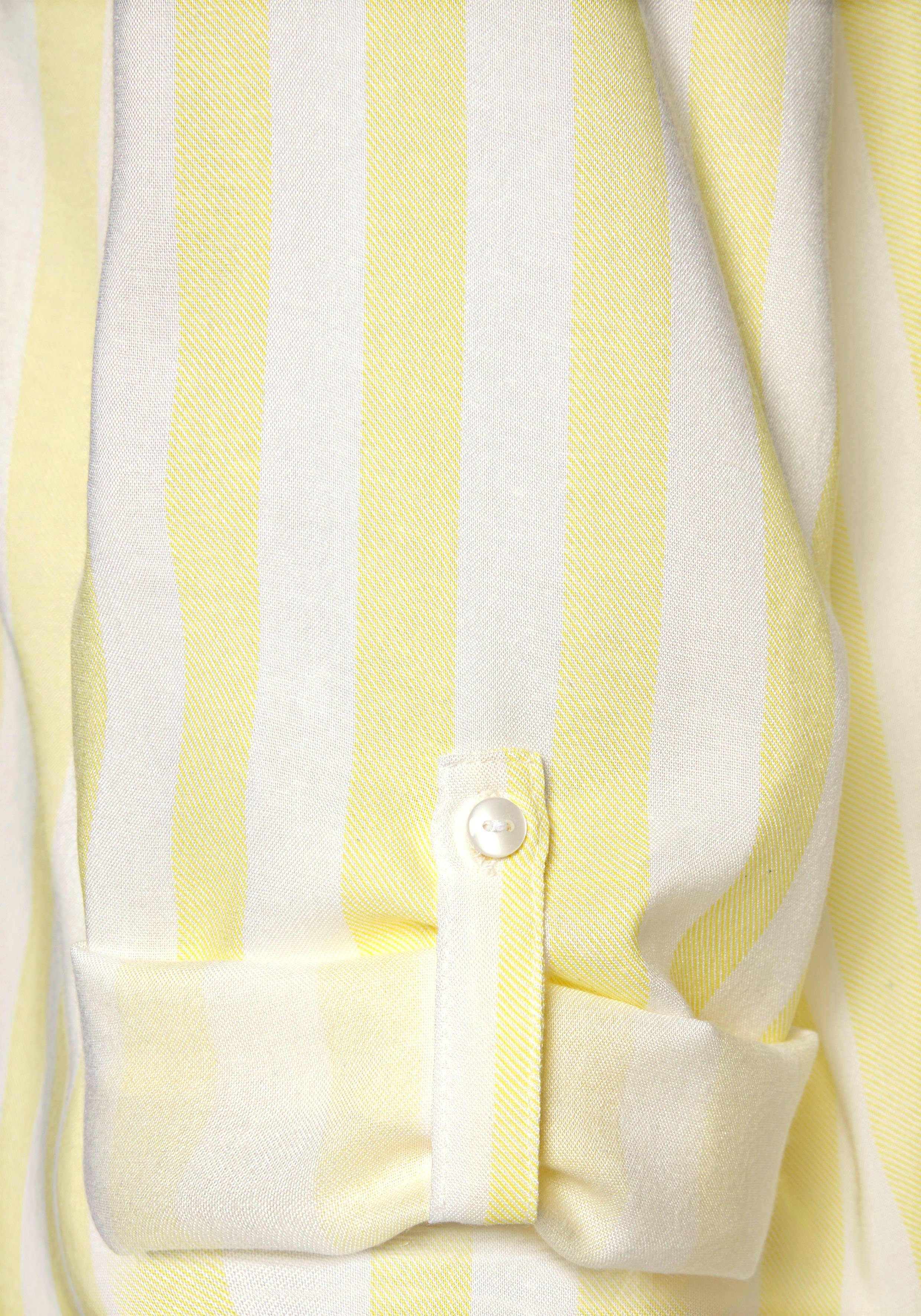 LASCANA Schlupfbluse mit Streifenprint aus Viskose Streifenbluse aus leichter Webware, locker geschnittene Damenbluse – Bild 5 von 5