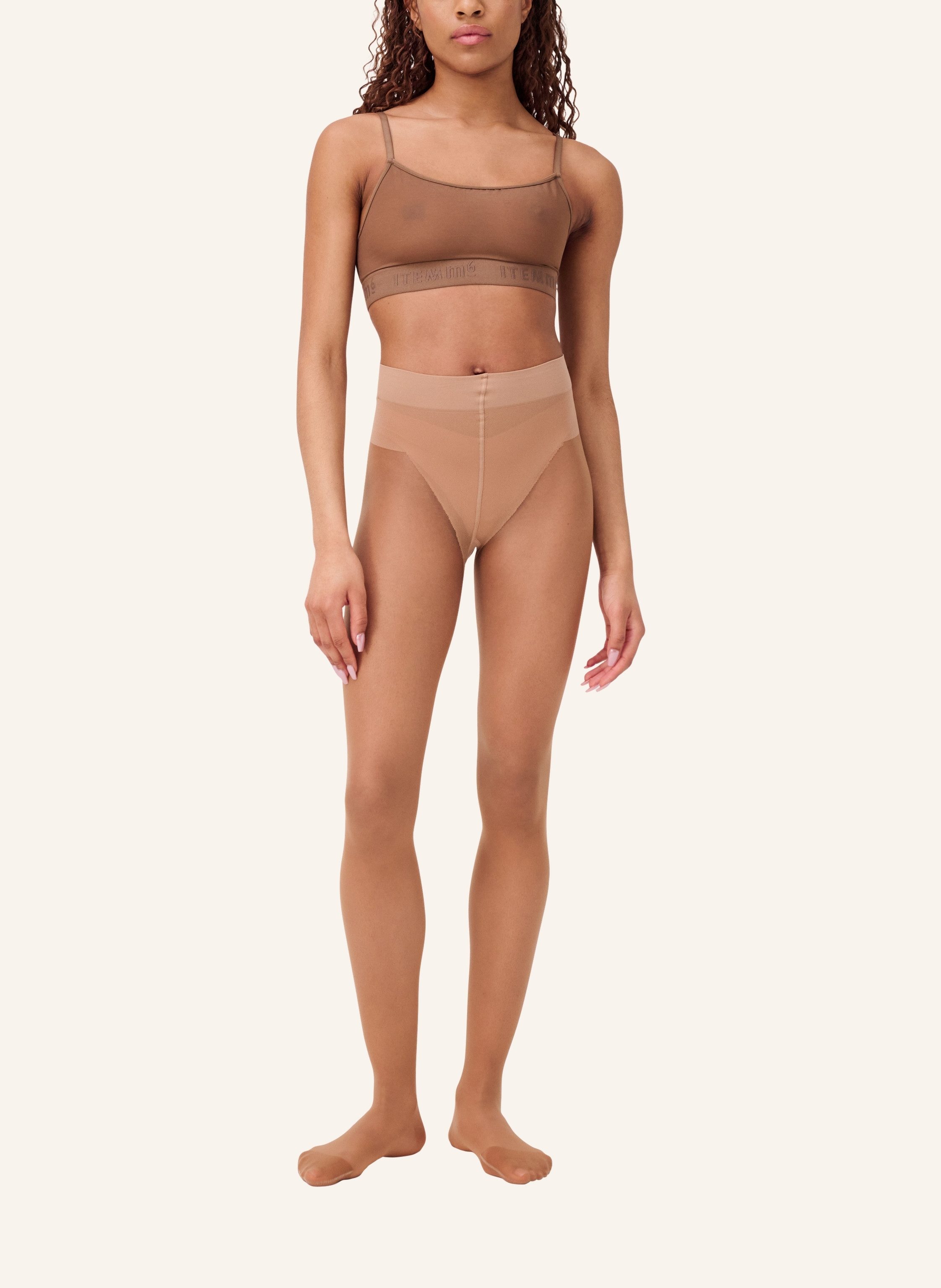 ITEM m6 Feinstrumpfhose Slip-Panty, Push-up-Effekt, leichte Beine, hautangepasst, langlebig