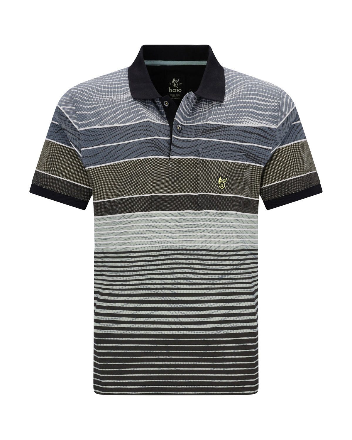 Hajo Poloshirt Pikee-Poloshirt bedruckt in stay günstig online kaufen