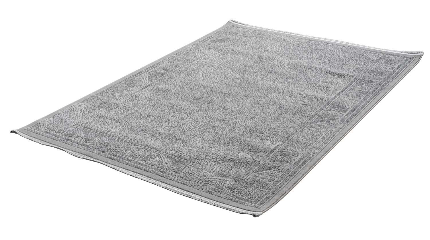 Teppich Teppich, Grau, B 80 cm, L 150 cm, rechteckig, Höhe: 7 mm