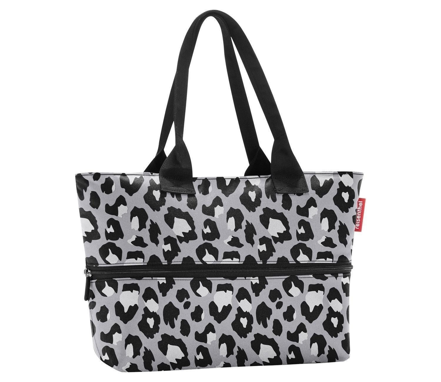 REISENTHEL® Tragetasche SHOPPER E1, 18 Liter, Grau, Schwarz, Weiß, (1-tlg), mit Reißverschluss, wasserabweisend