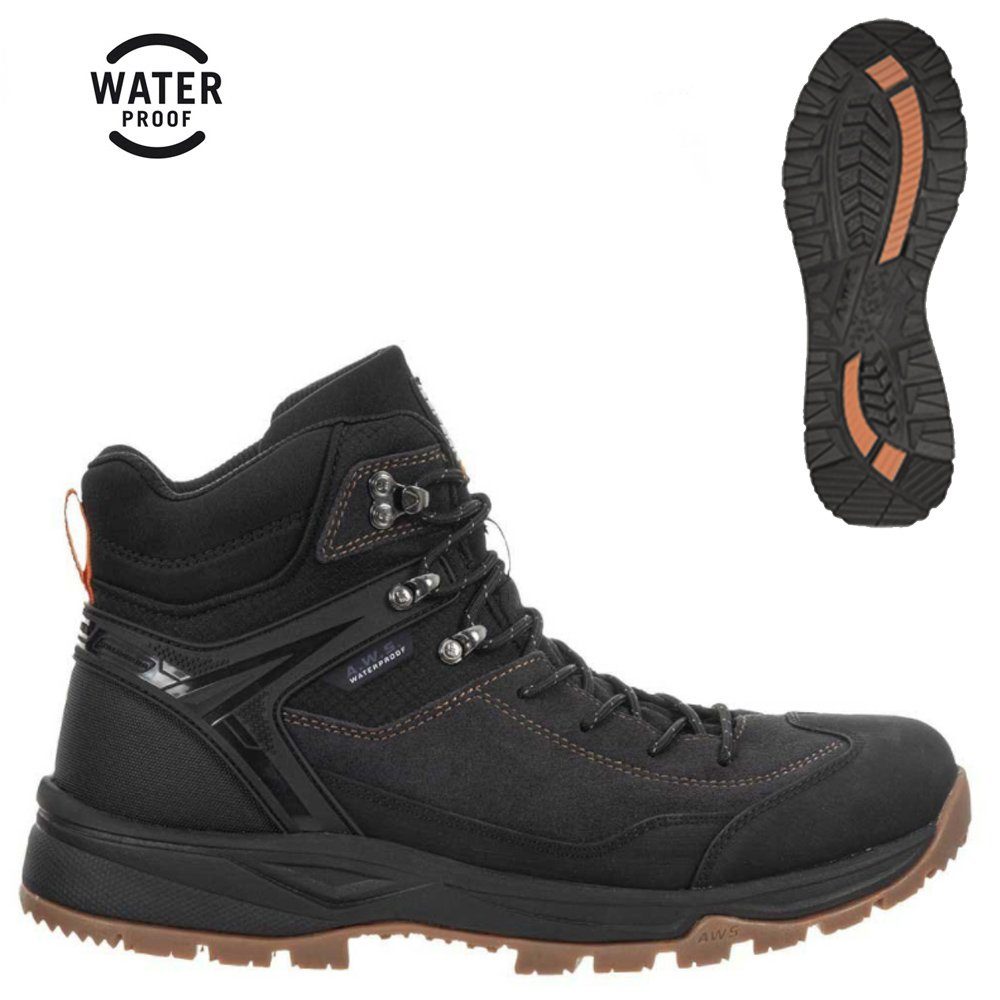 Icepeak Icepeak - ABACO MR wasserdichte Outdoorschuhe Wanderschuhe, schwarz Wanderschuh