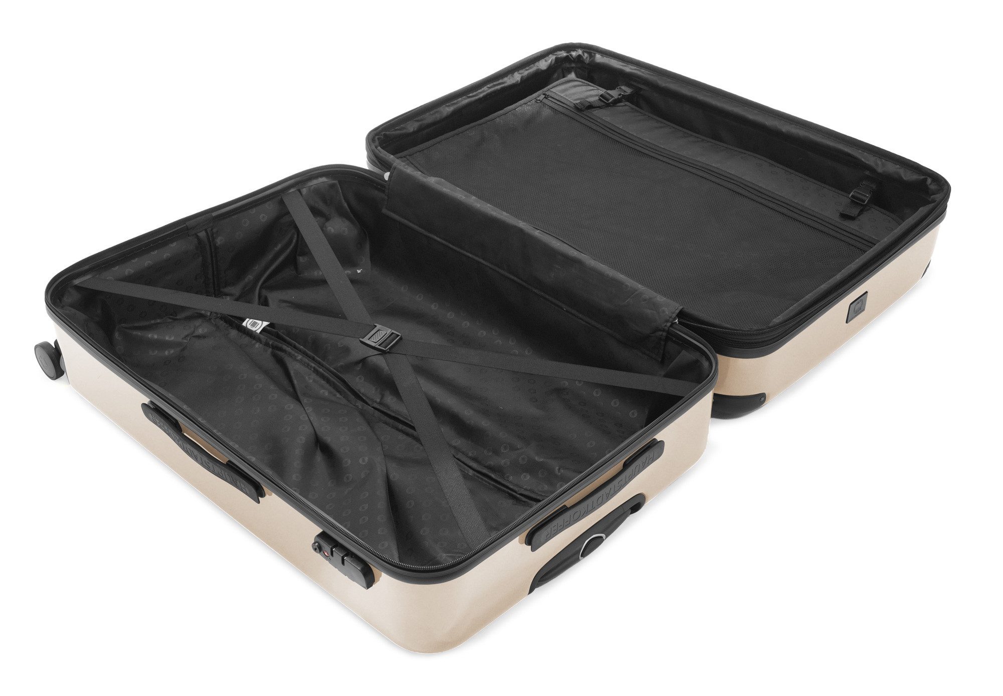 Hauptstadtkoffer Hartschalen-Trolley Alex, 4 Rollen, 3er Koffer-Set, 4 Rollen, TSA 235L