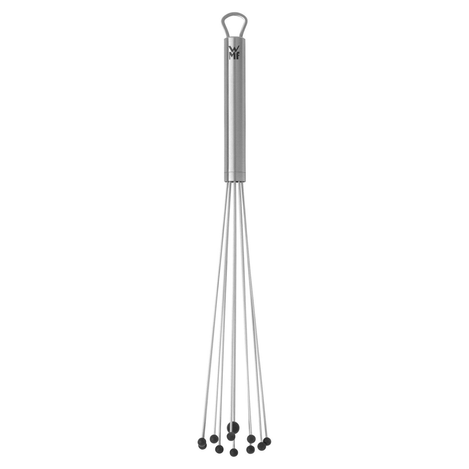 WMF Schneebesen PROFI PLUS, Länge 32 cm, mit Silikonkugeln, Cromargan Edelstahl 18/10, Öse zum Aufhängen