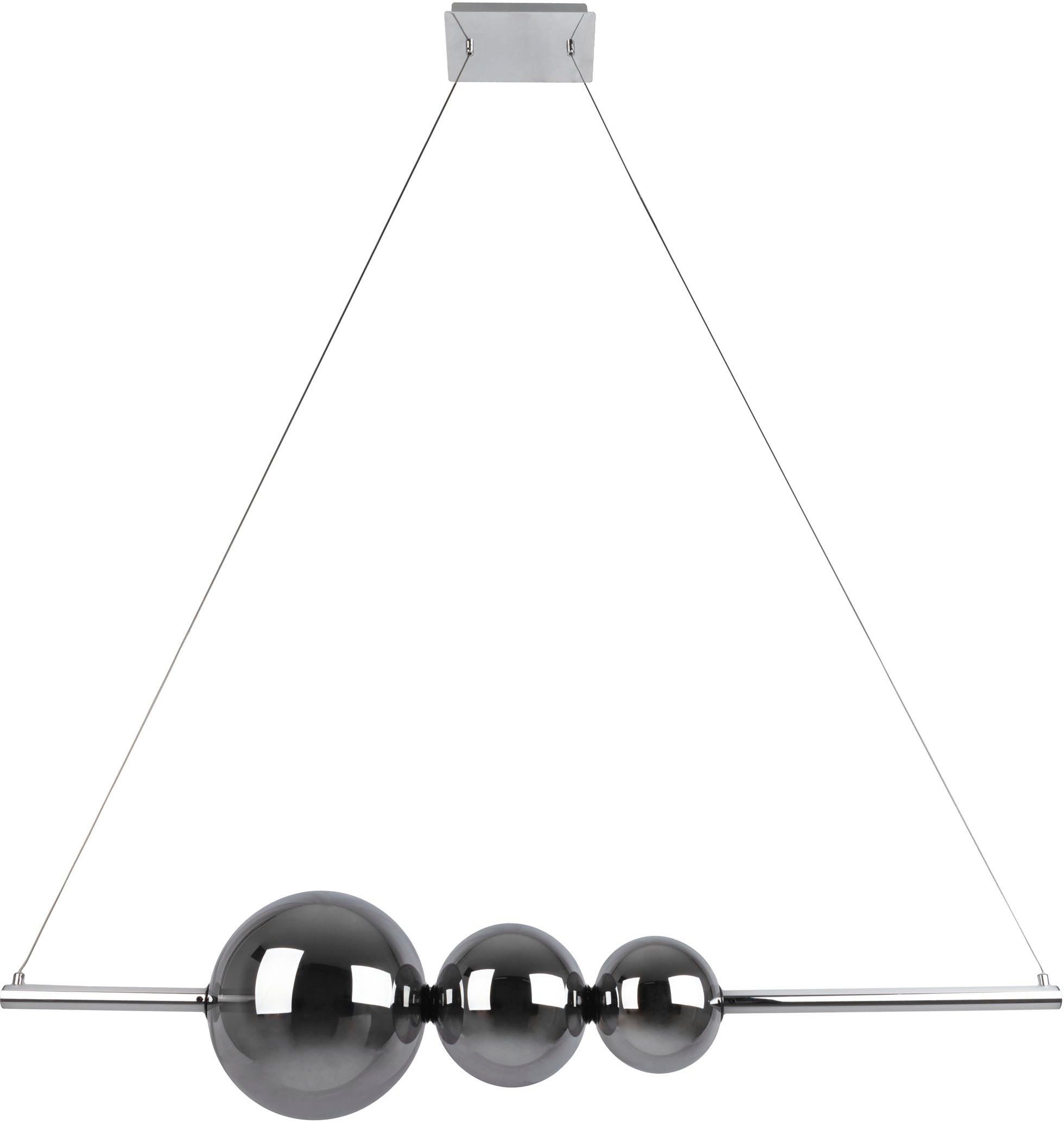 näve LED Pendelleuchte NOVA, Dimmfunktion, LED fest integriert, Warmweiß, Dimmbar