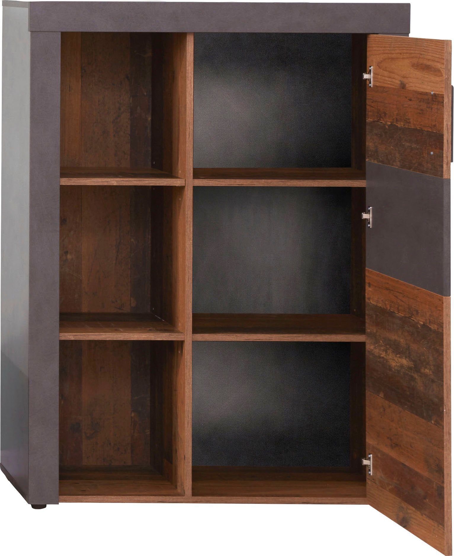 Industrial Beleuchtung moderner optional Ilana INOSIGN Style, Stauraumschrank