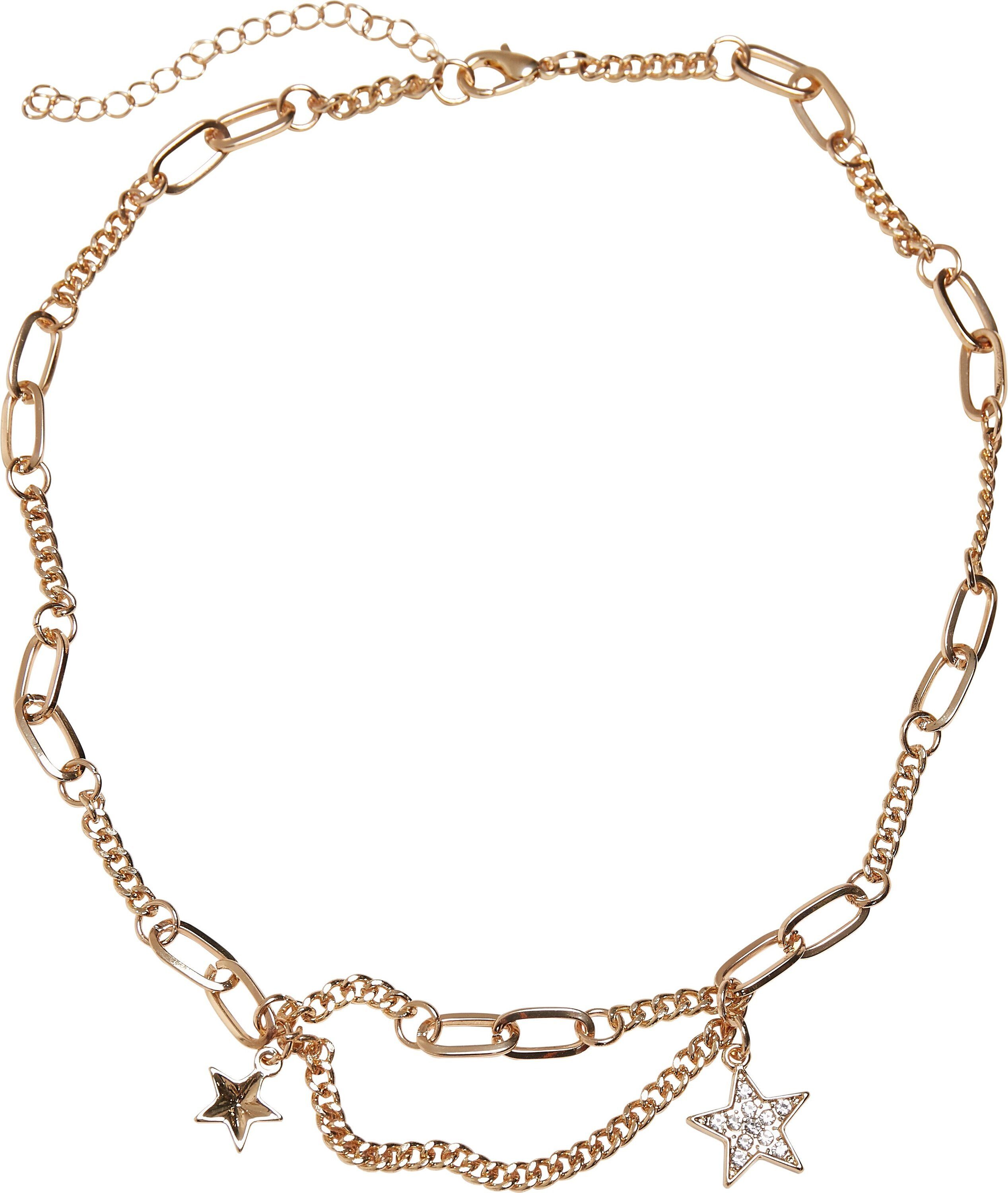 URBAN CLASSICS Schmuckset Accessoires Necklace Stars (1-tlg) Crystal