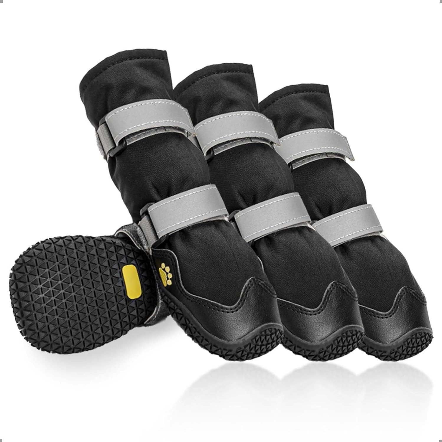 FELIXLEO Pfotenschutz Wasserdichte rutschfeste Hundeschuhe mit Reflexstreifen Schutz, (1-tlg)