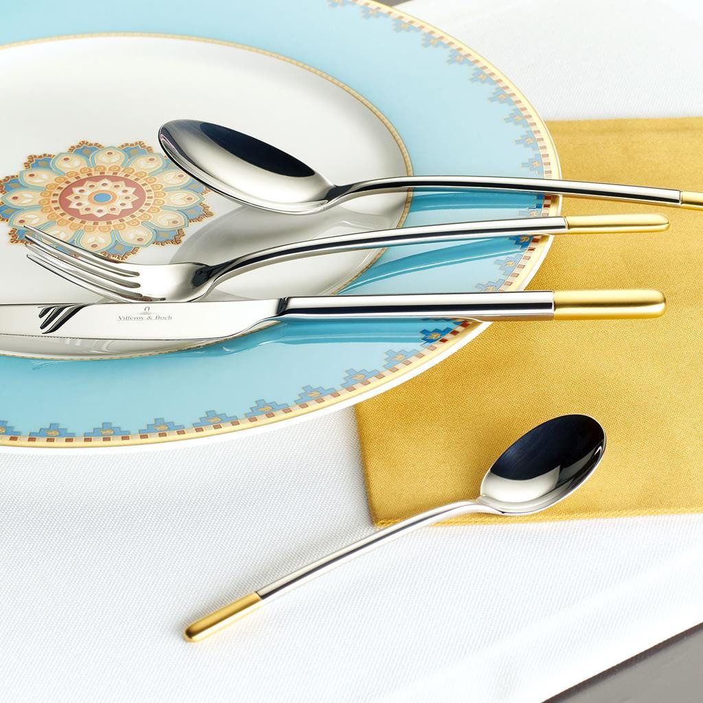 Villeroy & Boch Besteck-Set Ella Tafelbesteck 180er Set (180-tlg), Edelstahl, Spülmaschinenfest