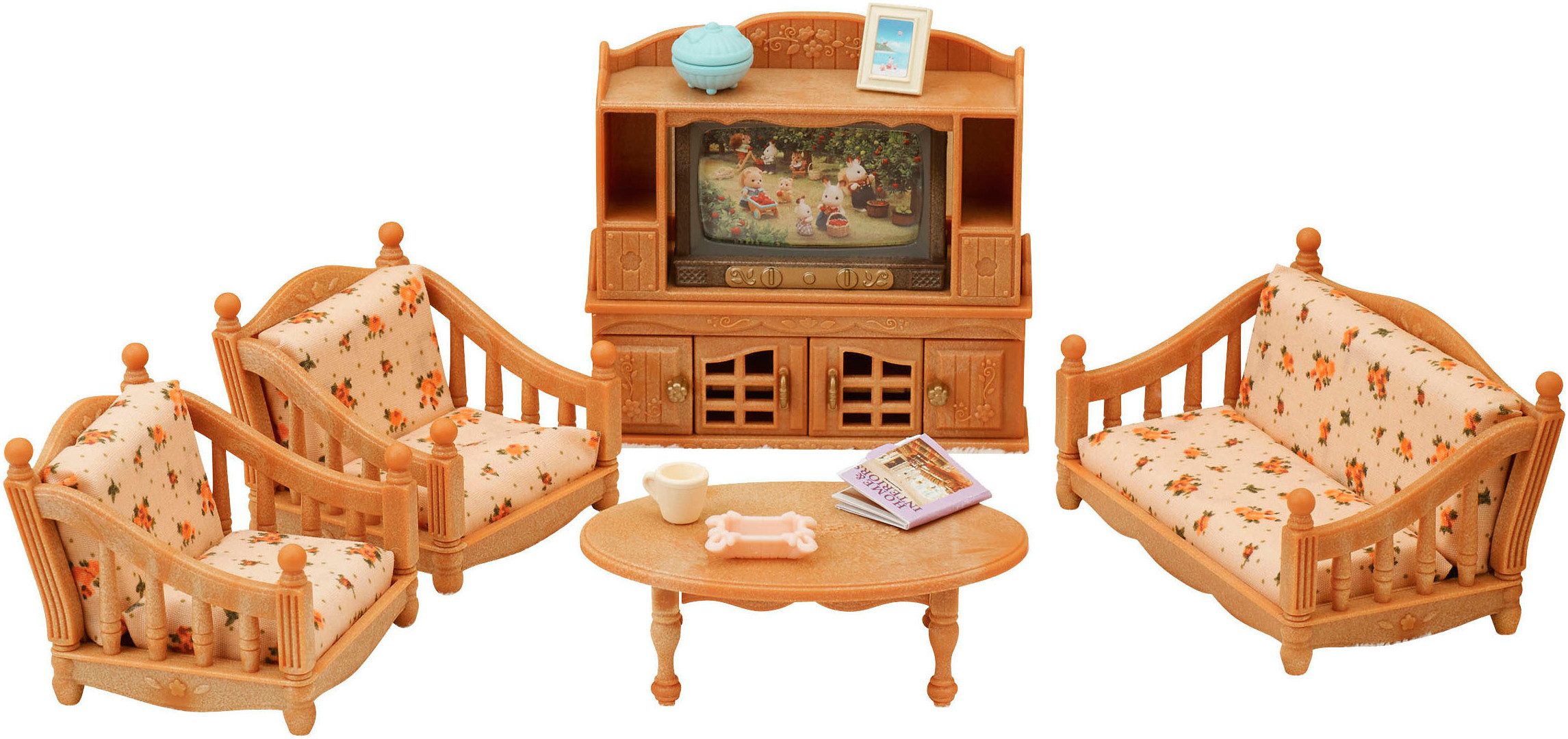 Sylvanian Families Spielwelt Landhaus Wohnzimmer (5339)