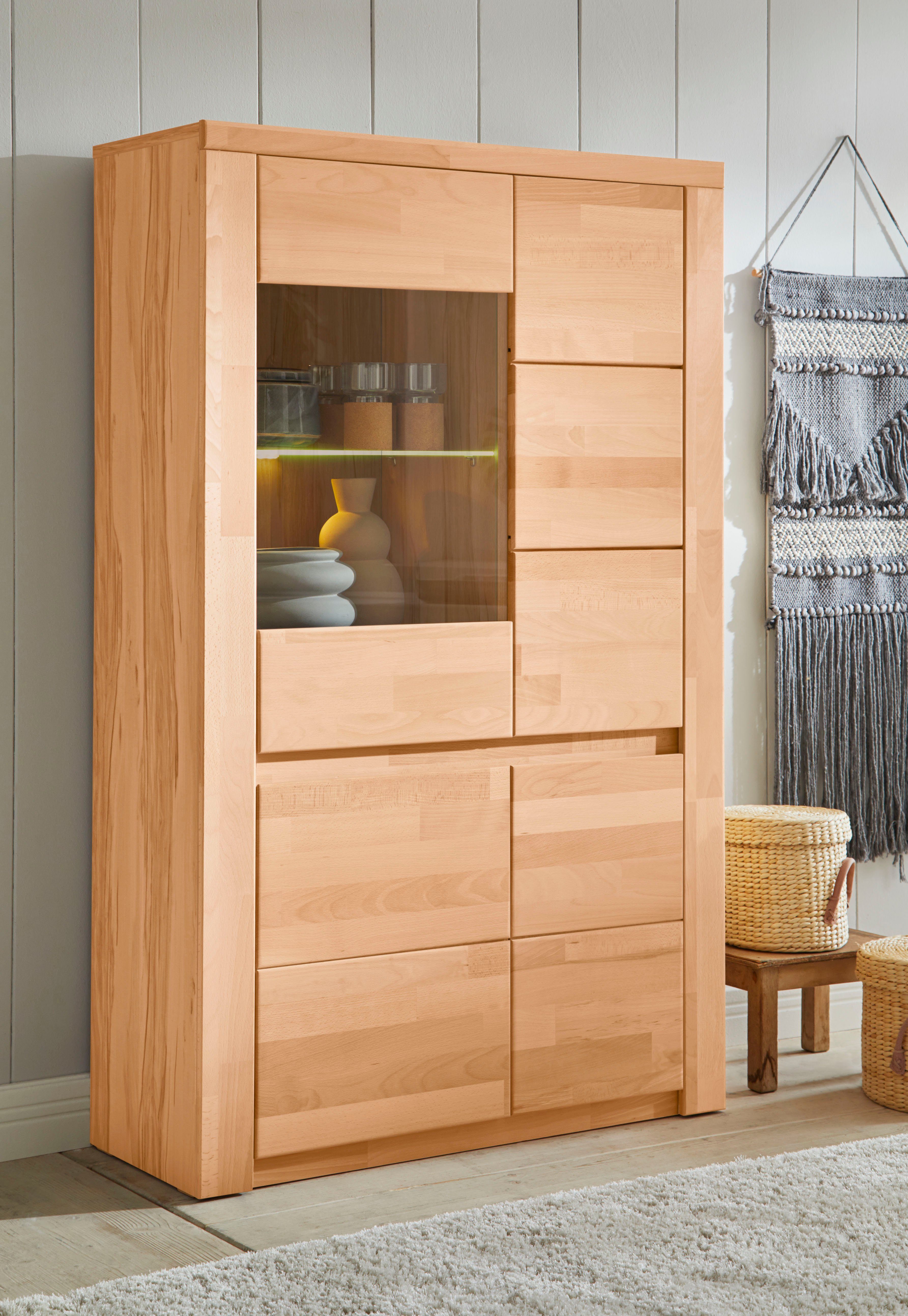 Home affaire Vitrine Burani grifflose Optik günstig online kaufen