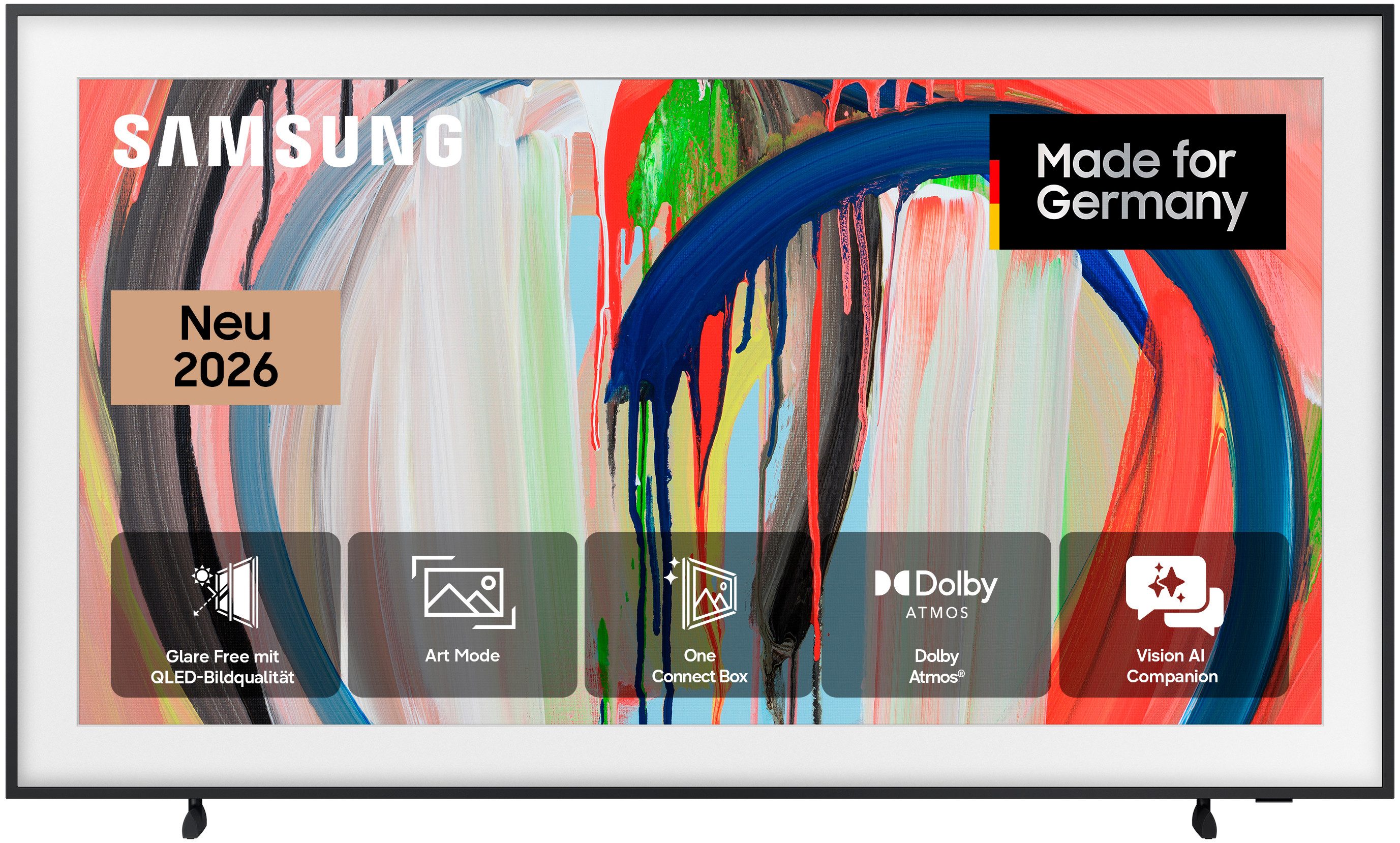 Samsung GQ55LS03HAU QLED-Fernseher (138 cm/55 Zoll, 4K Ultra HD, Smart-TV)