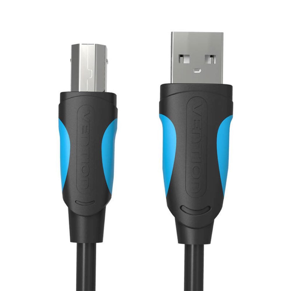 VENTION Druckerkabel USB 2.0 A oder USB-B - Druckerkabel 5m Schwarz USB-Kabel